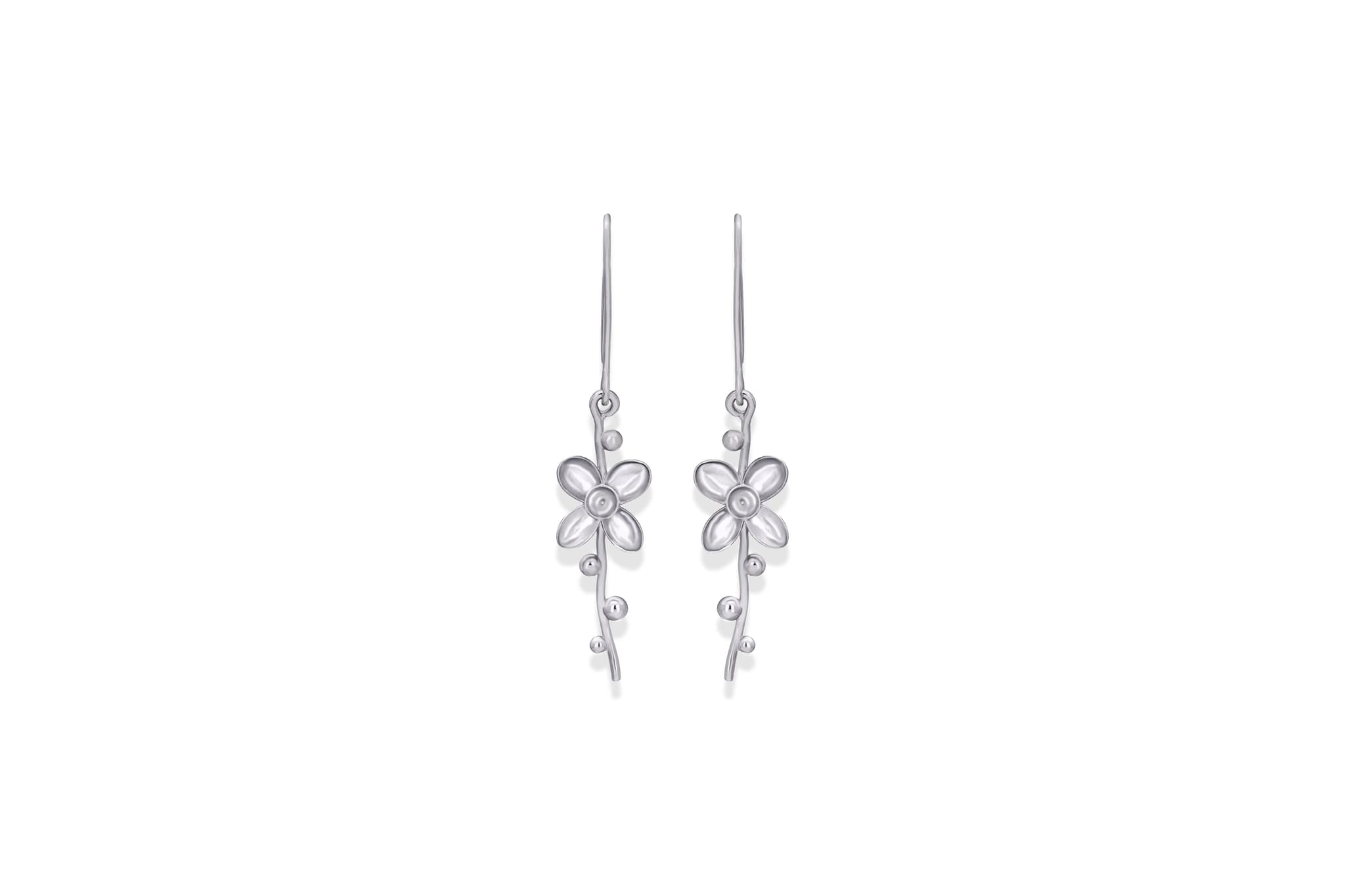 BLOOMING NAYANTARA SILVER EARRINGS