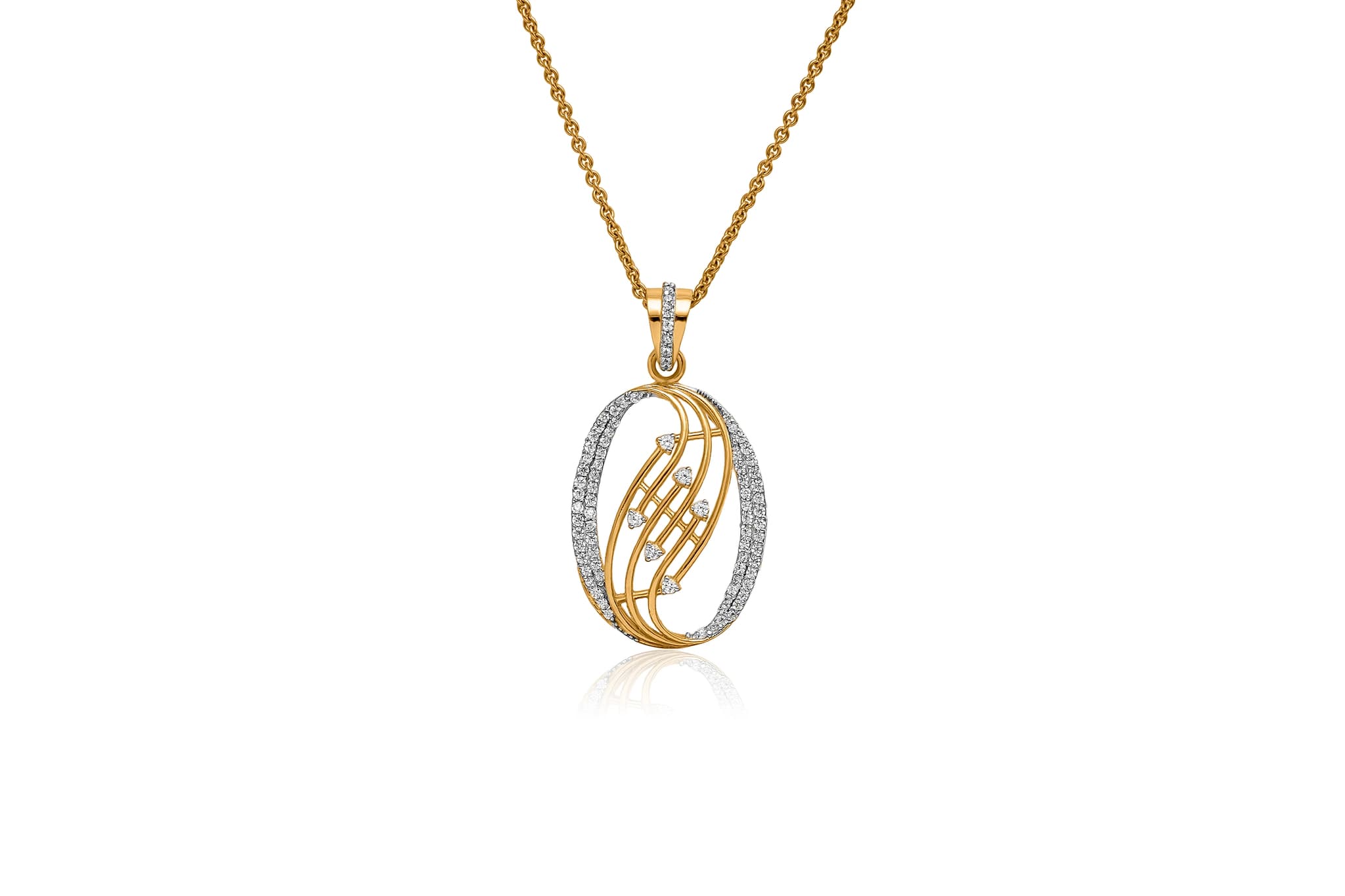 ETERNAL EMBRACE DIAMOND PENDANT  (18K WITH NATURAL DIAMONDS)