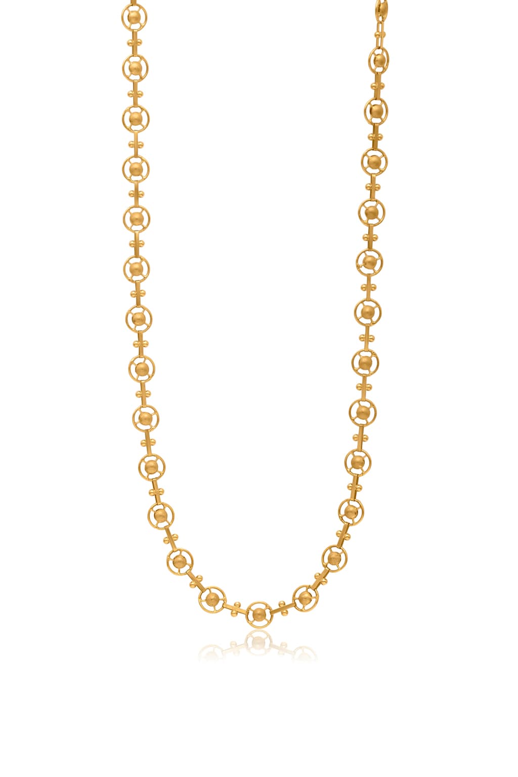 22K GOLD LOOP NECKLACE