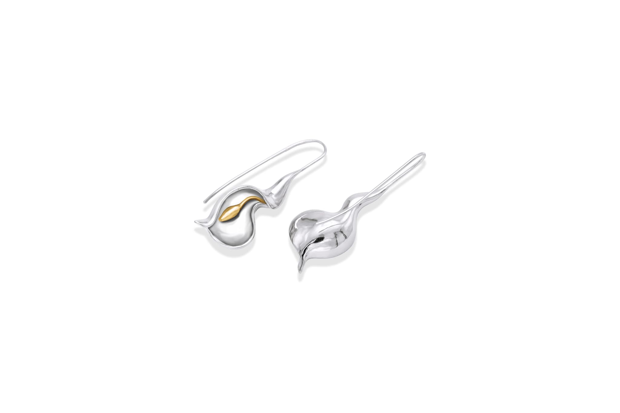 CALLA LILY DROP EARRINGS