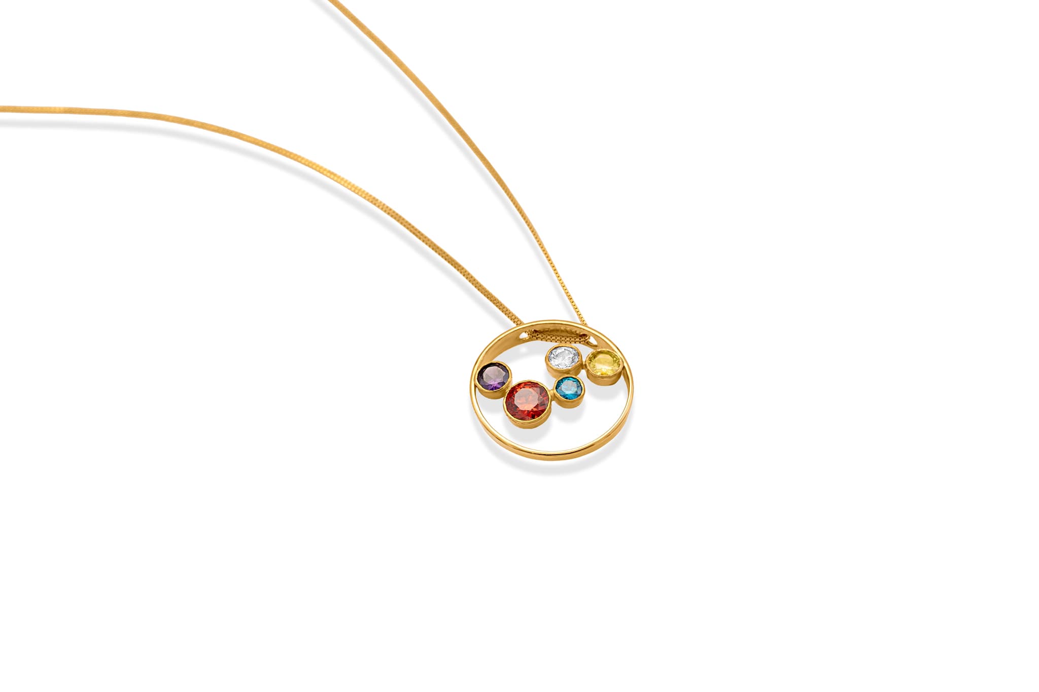 RAINBOW GOLD PENDANT