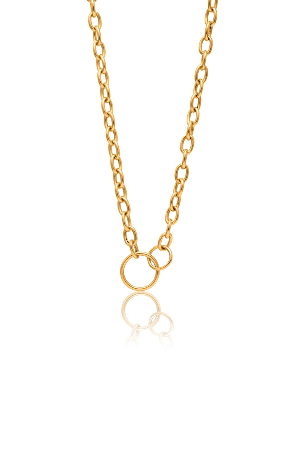 GOLD LINK CHAIN NECKLACE
