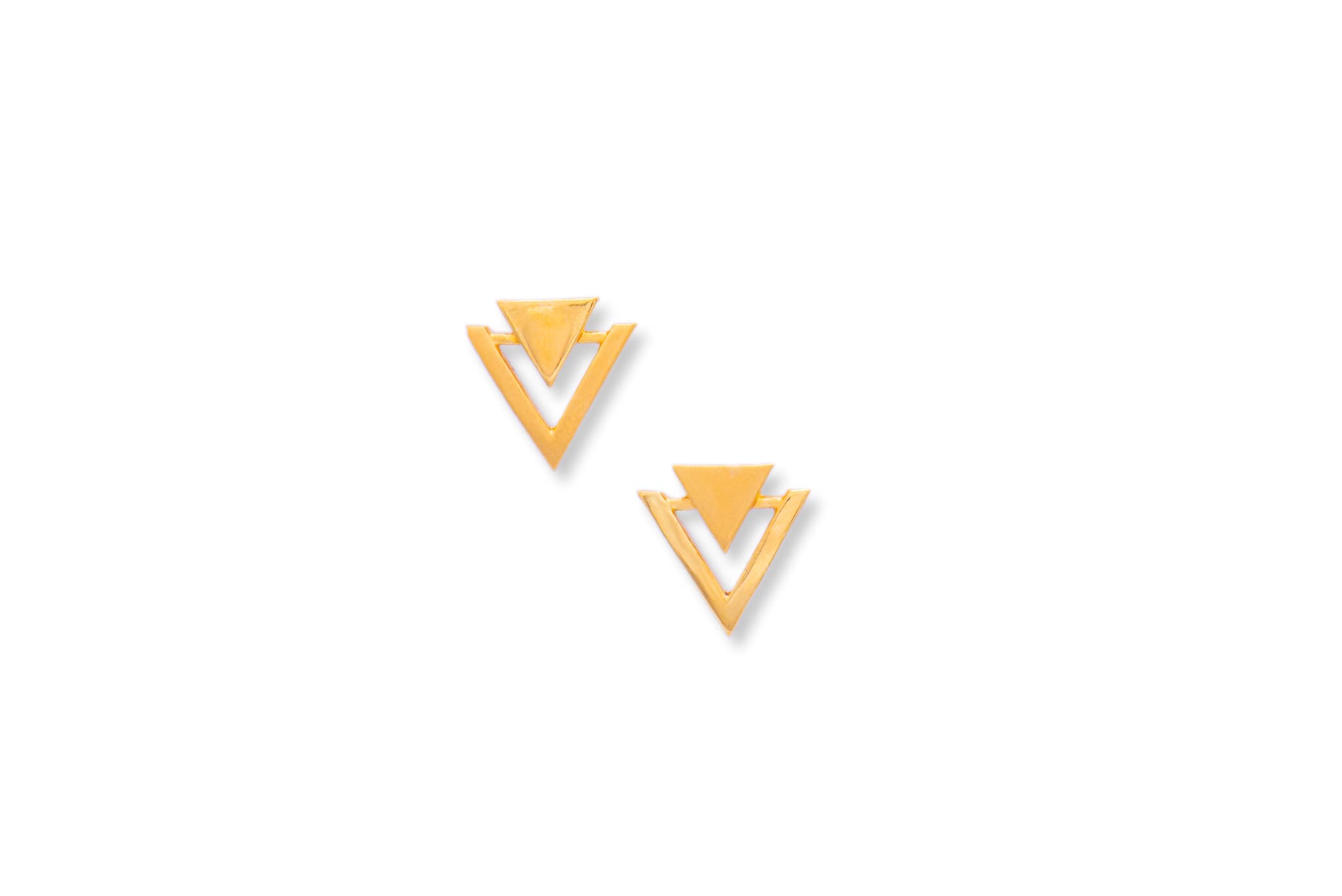 GOLD ARROWHEAD STUDS