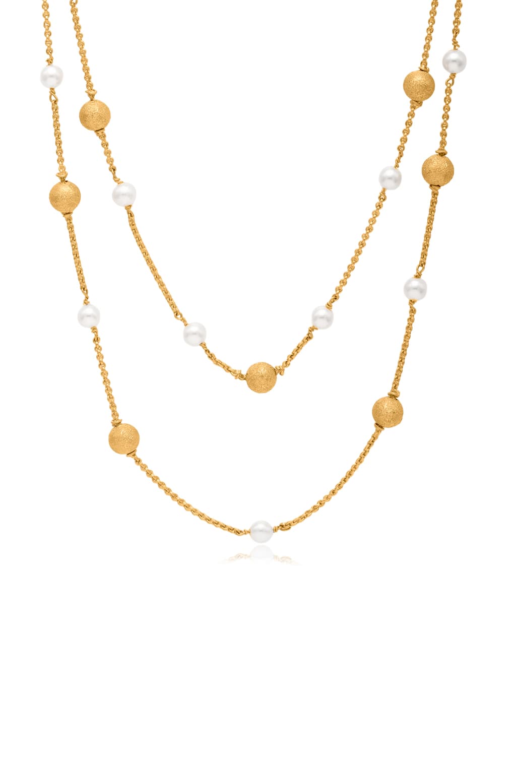 DUAL LAYER GOLD NECKLACE
