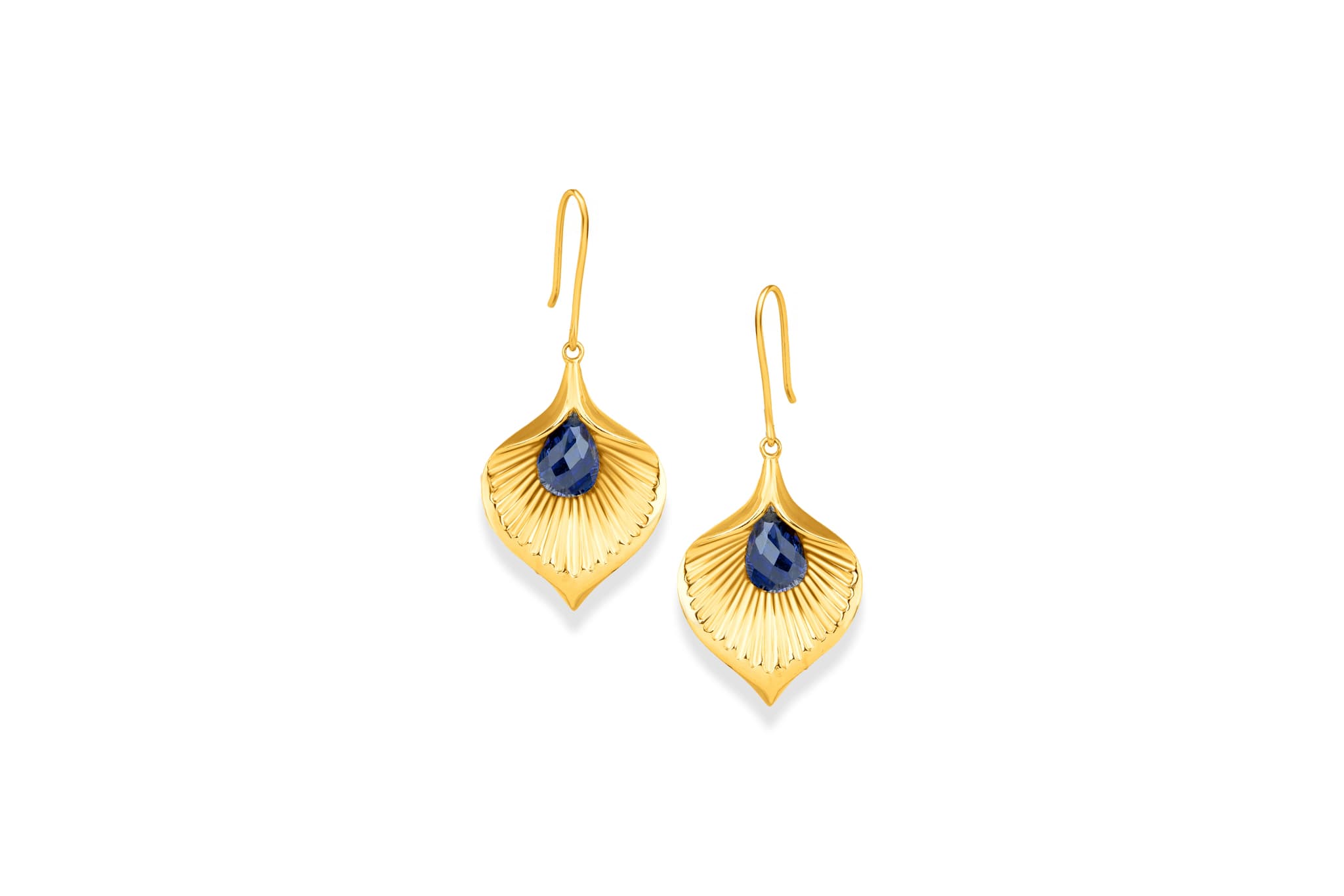 DANGLING SILVER LEAF EARRINGS