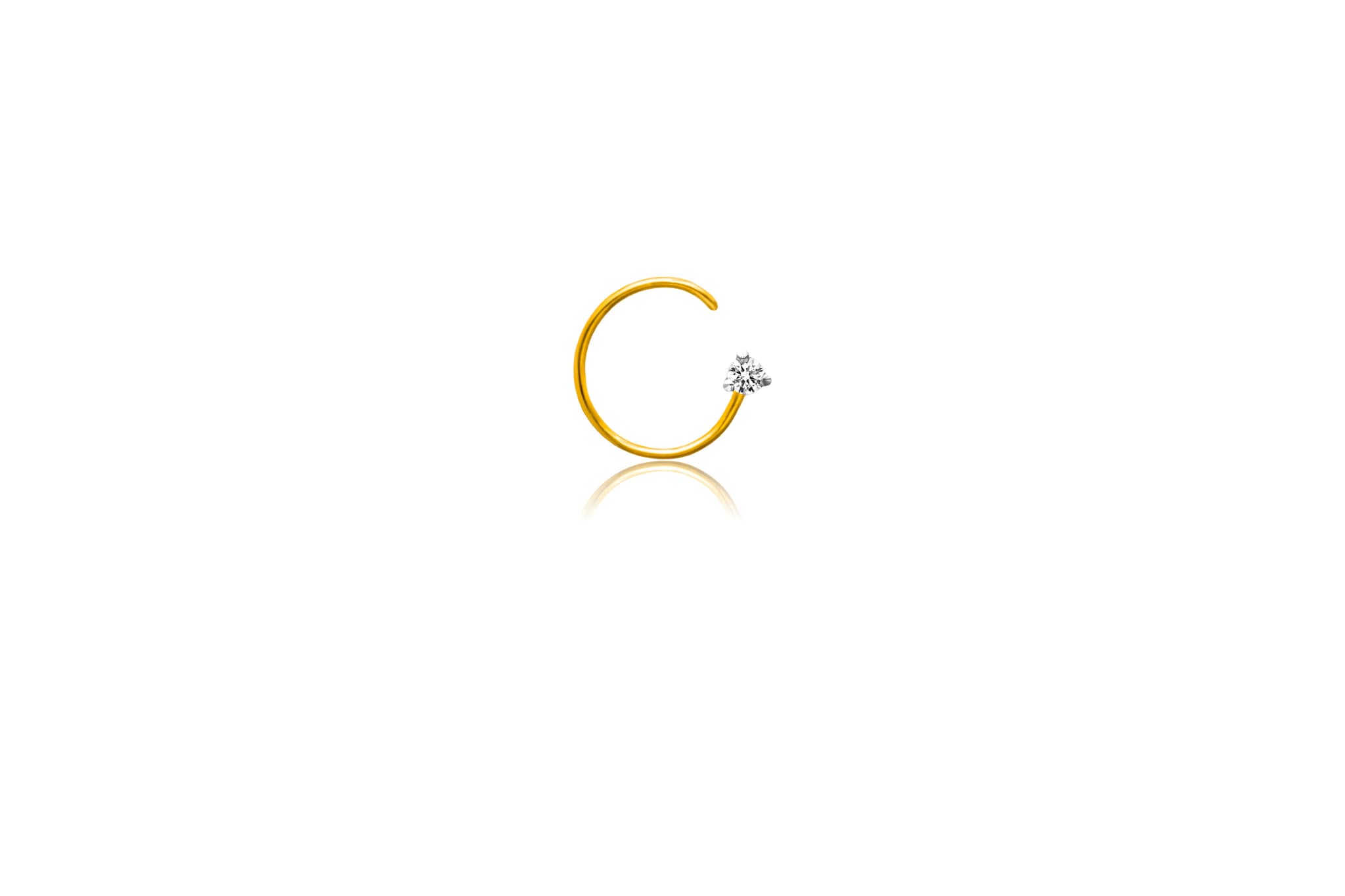 SHINNING DIAMOND DOT NOSEPIN (18K WITH NATURAL DIAMONDS)
