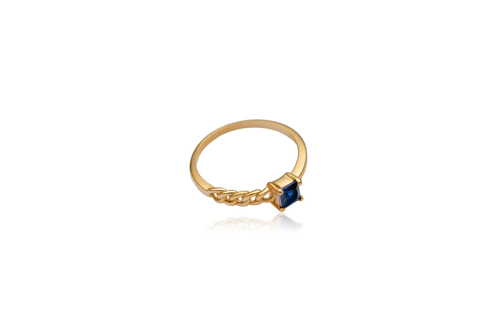 14K GOLD AZURE RING