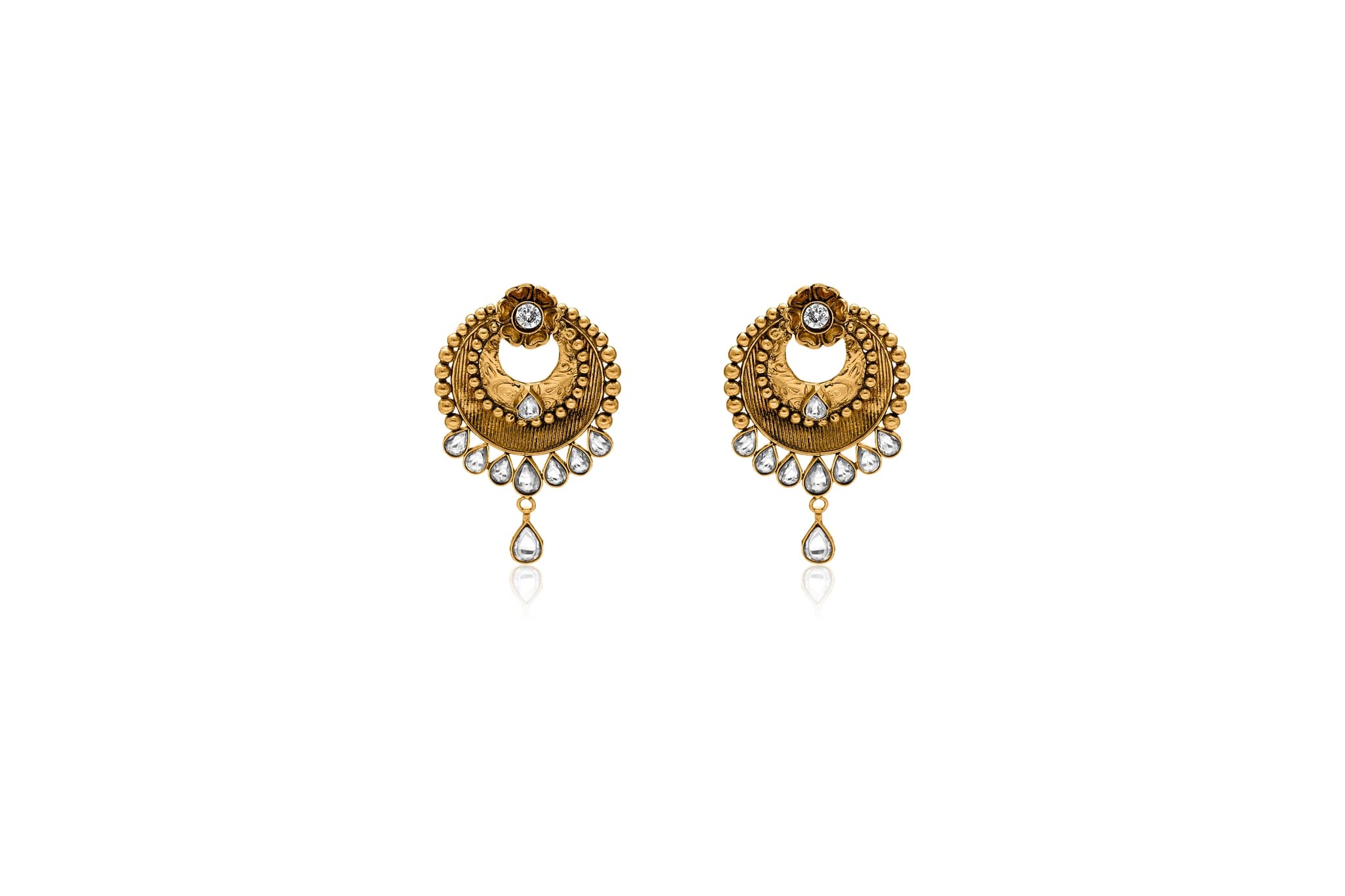 CHANDBALI GOLD NECKLACE SET