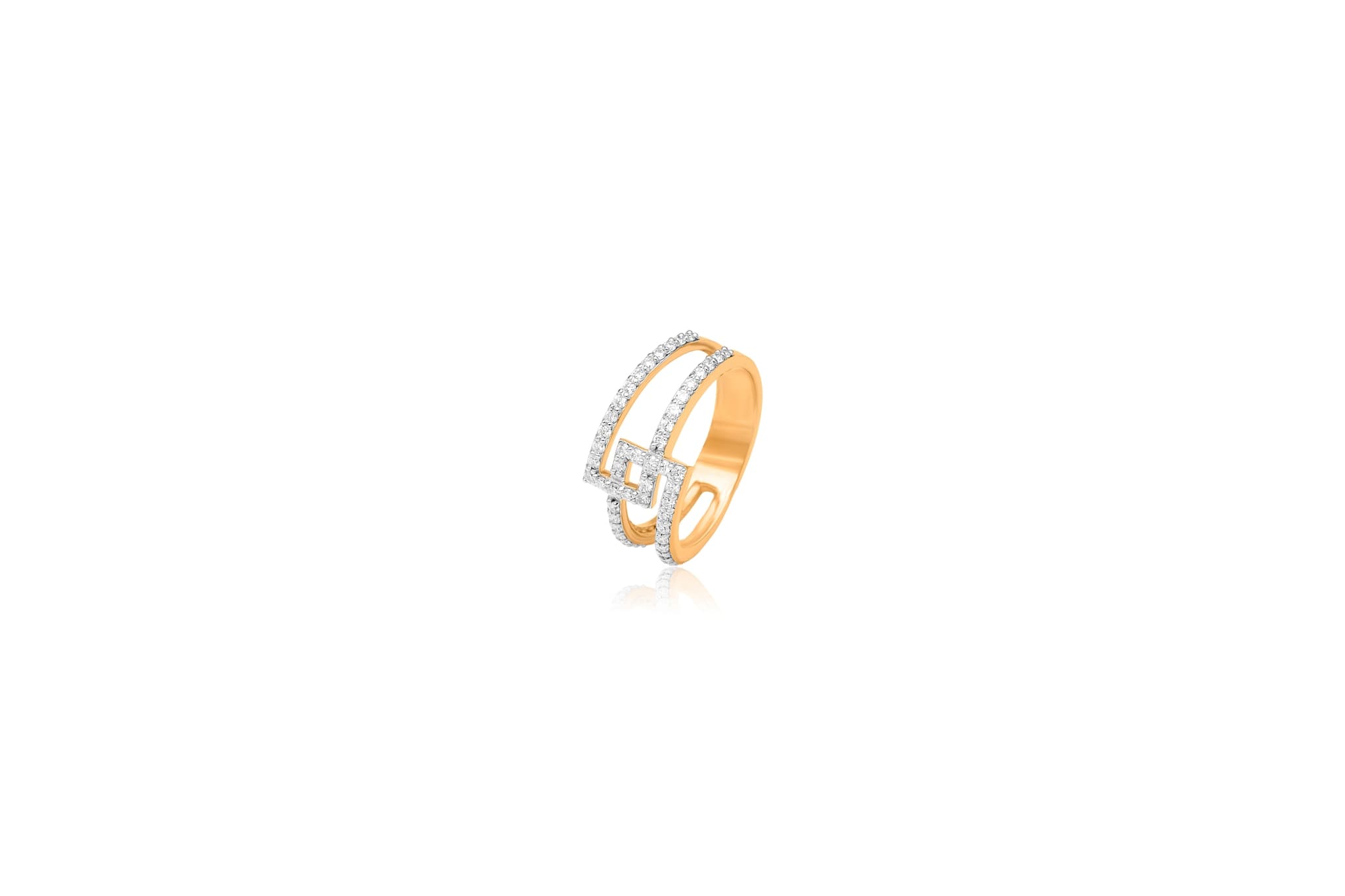 ETERNAL LINK DIAMOND RING (18K WITH NATURAL DIAMONDS)