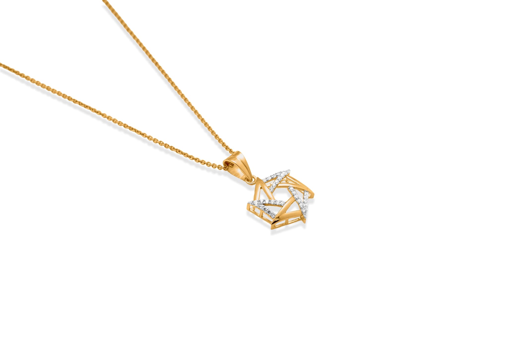 ZENITH DIAMOND PENDANT (18K WITH NATURAL DIAMONDS)