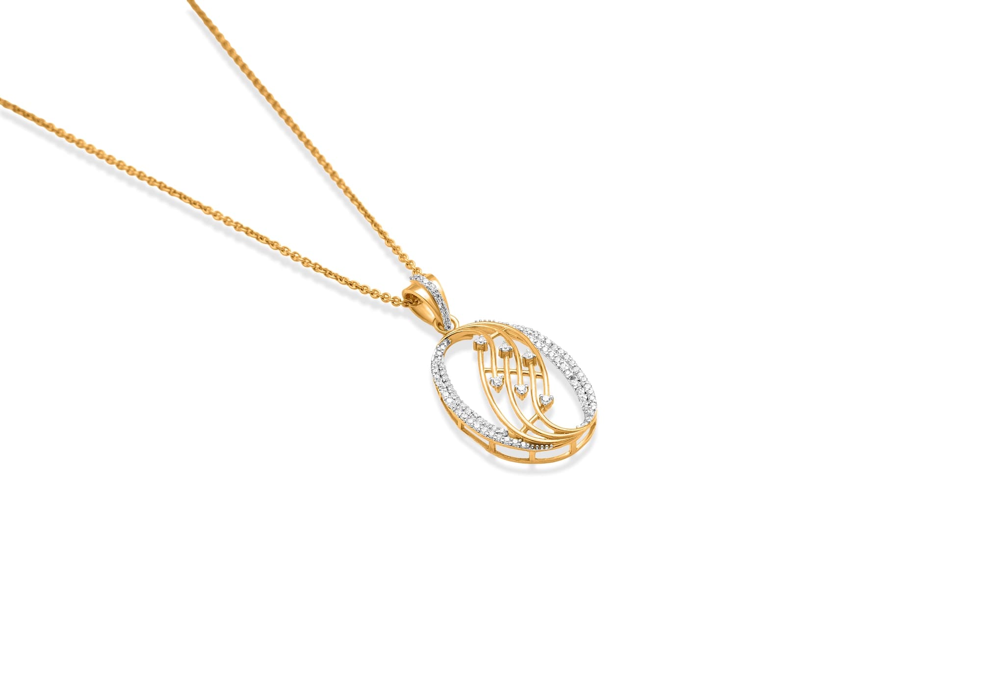 ETERNAL EMBRACE DIAMOND PENDANT  (18K WITH NATURAL DIAMONDS)