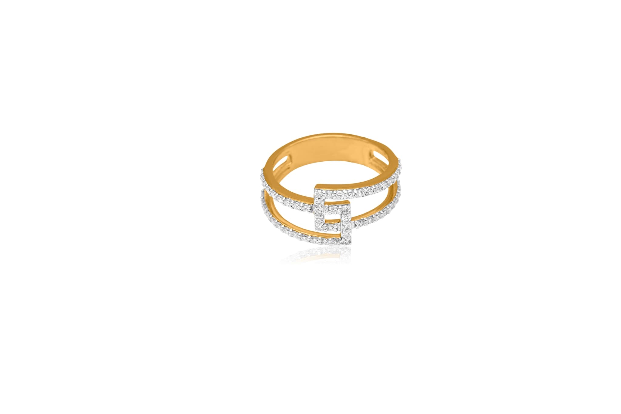 ETERNAL LINK DIAMOND RING (18K WITH NATURAL DIAMONDS)