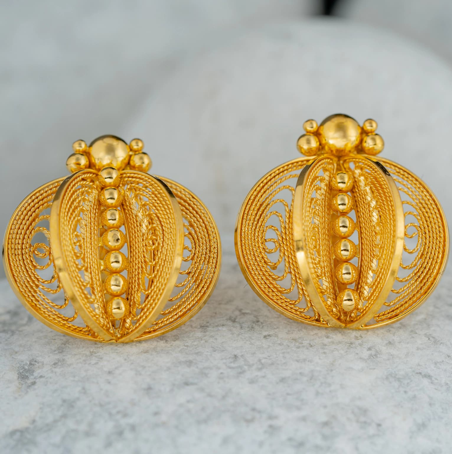 Traditional Gold Studs
