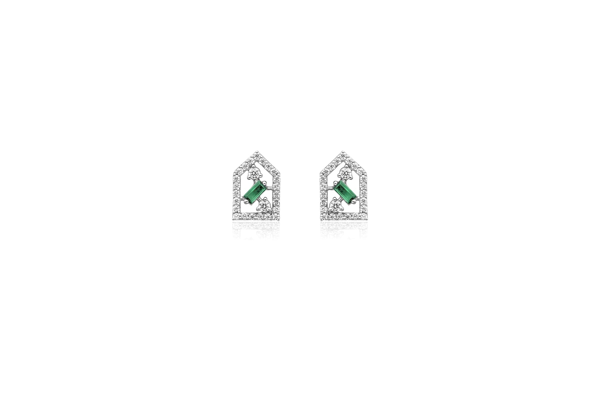 EVERGREEN DIAMOND EARRINGS (18K WITH NATURAL DIAMONDS)