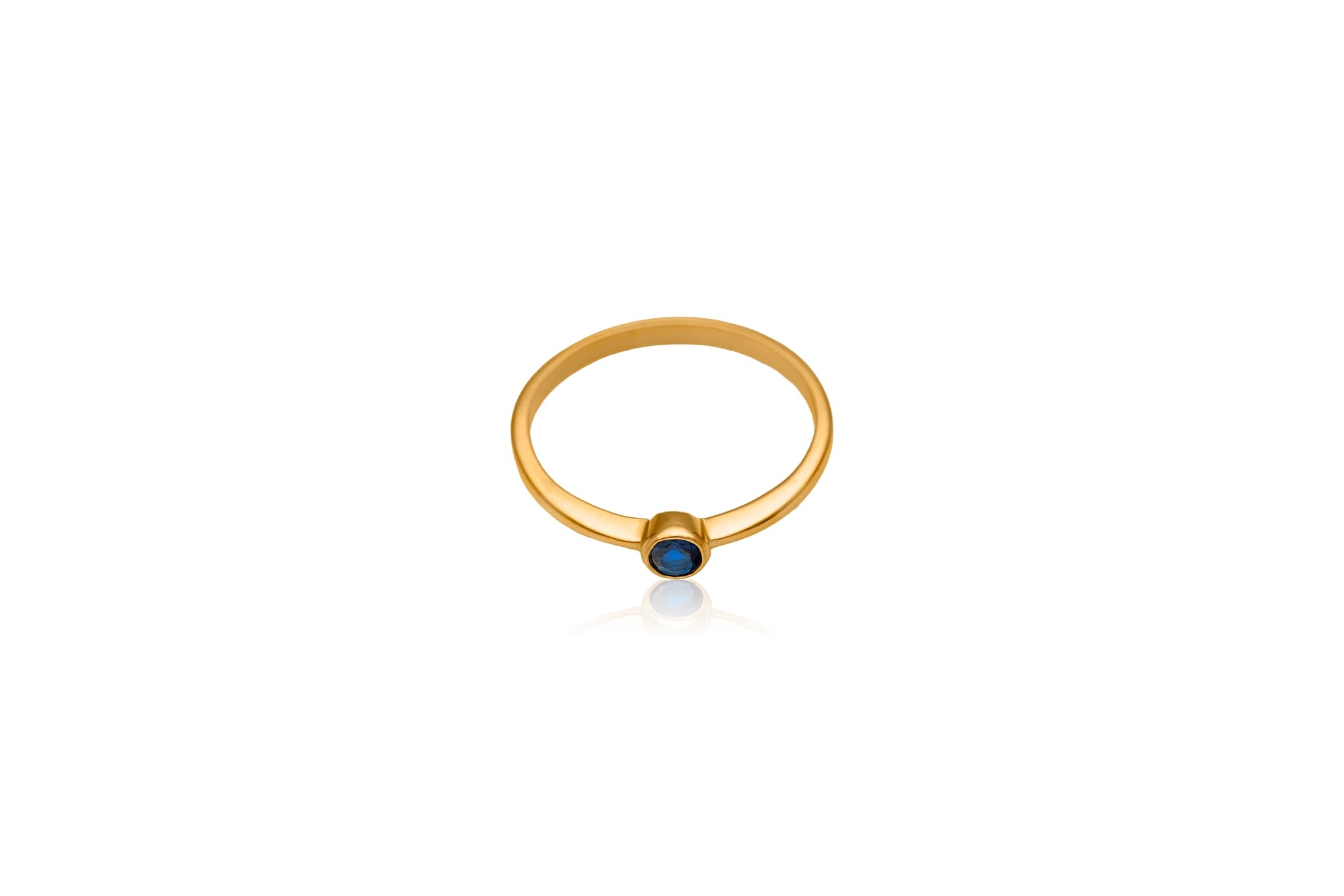 14K GOLD SOLITAIRE RING