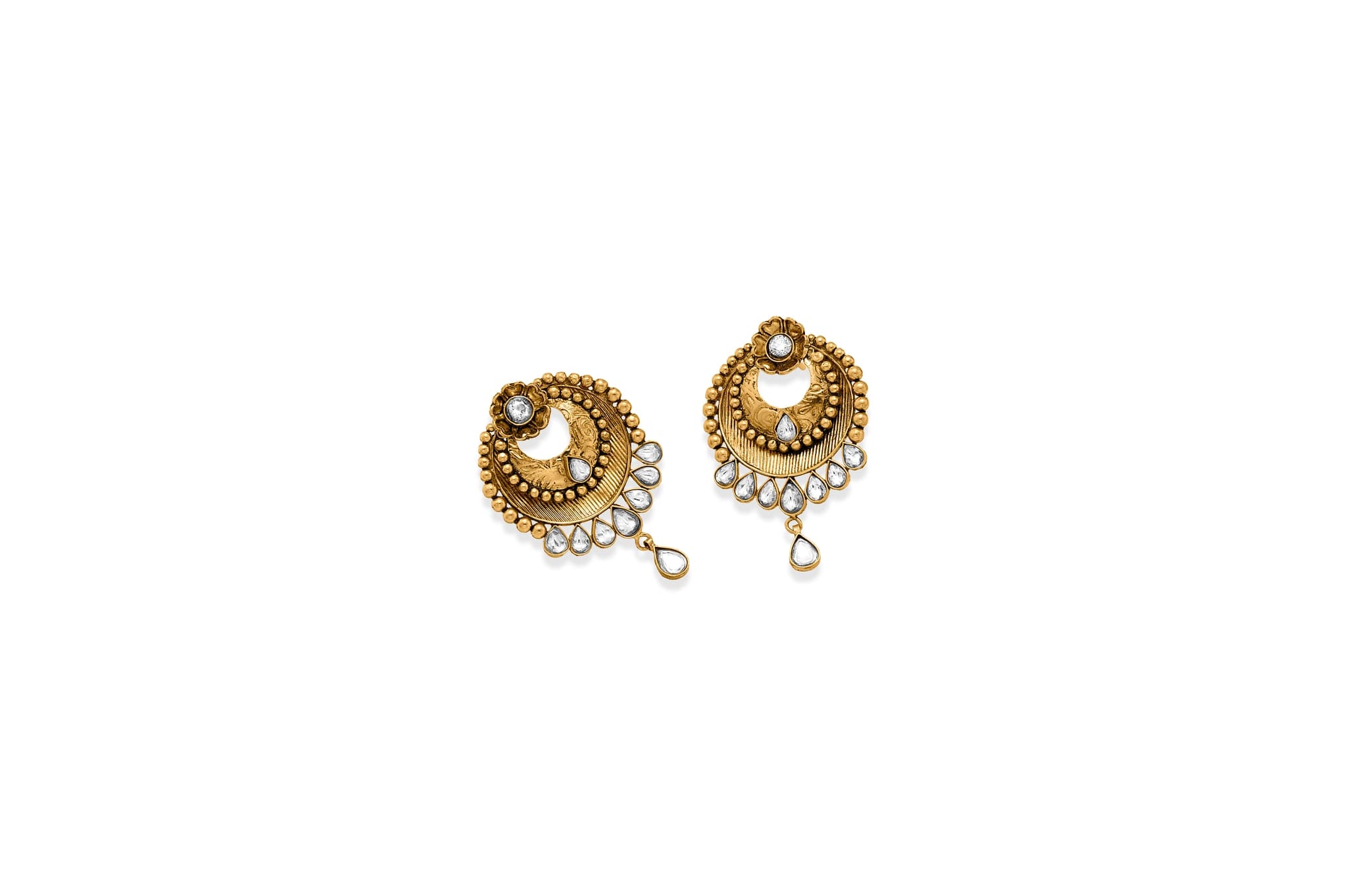 CHANDBALI GOLD NECKLACE SET