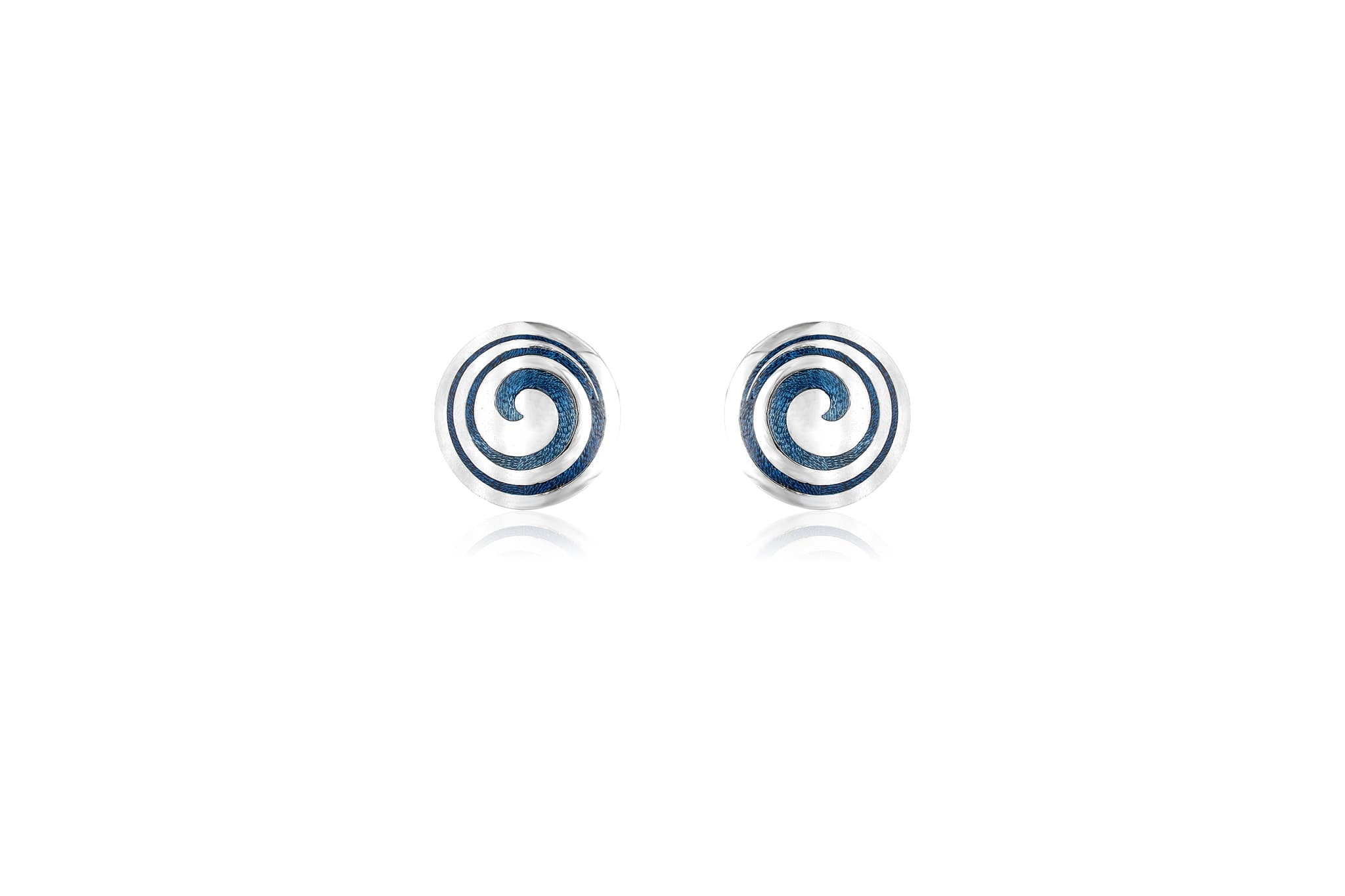 SILVER WHIRL PENDANT SET