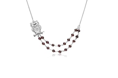 WISE CHARM SILVER NECKLACE