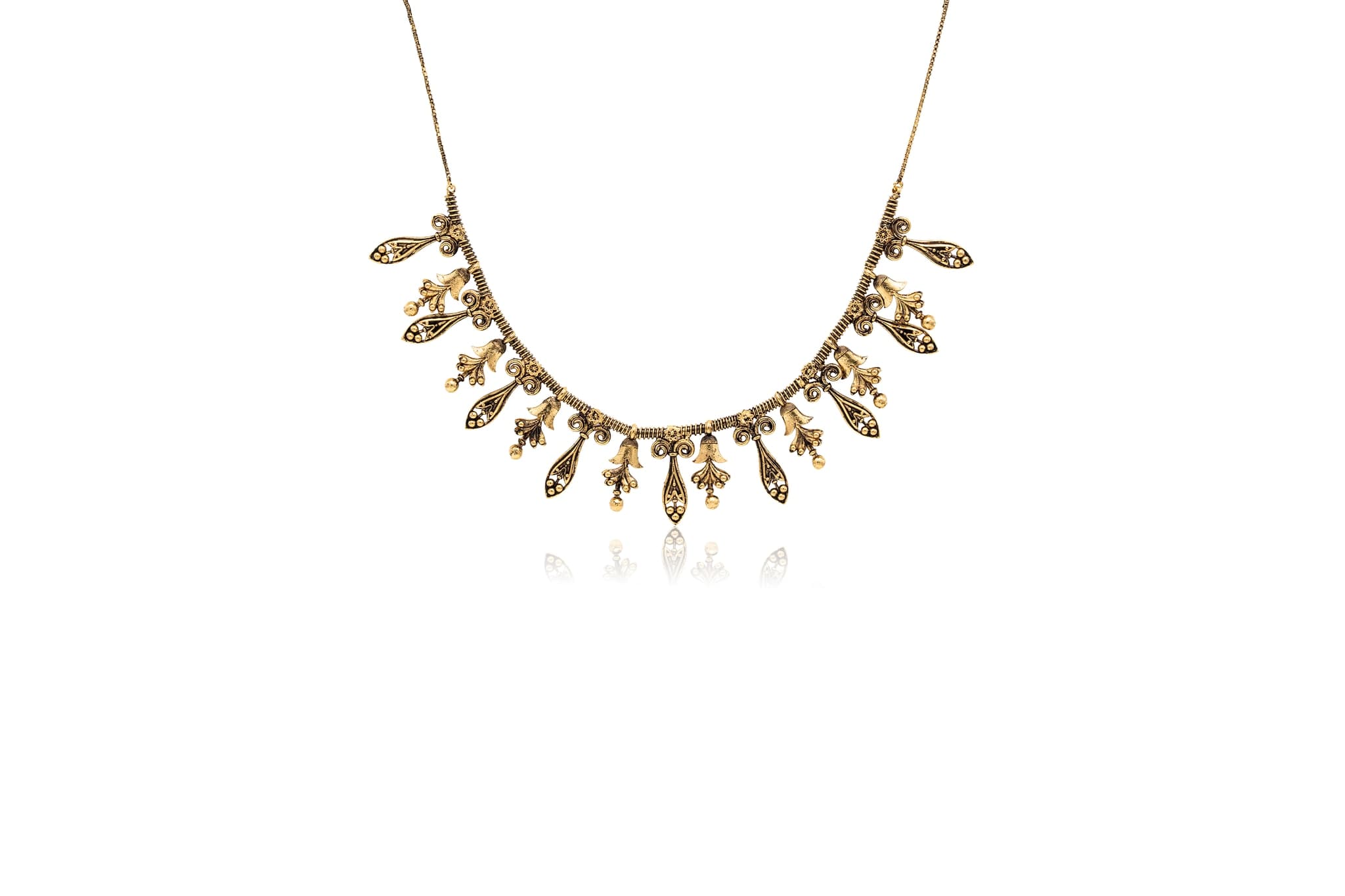 Gramik Tribal Silver Necklace