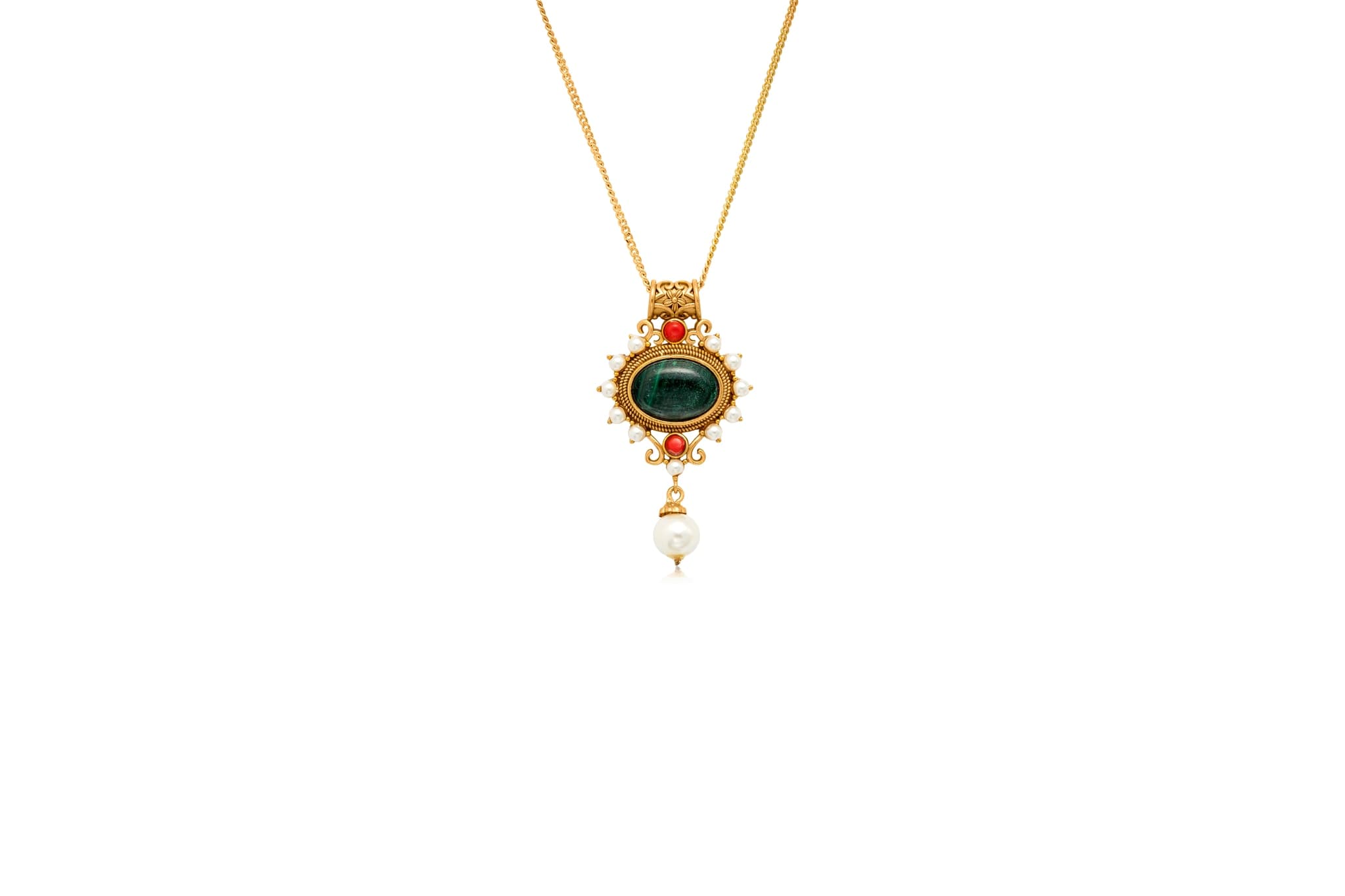 CLASSIC IMPERIAL SILVER PENDANT