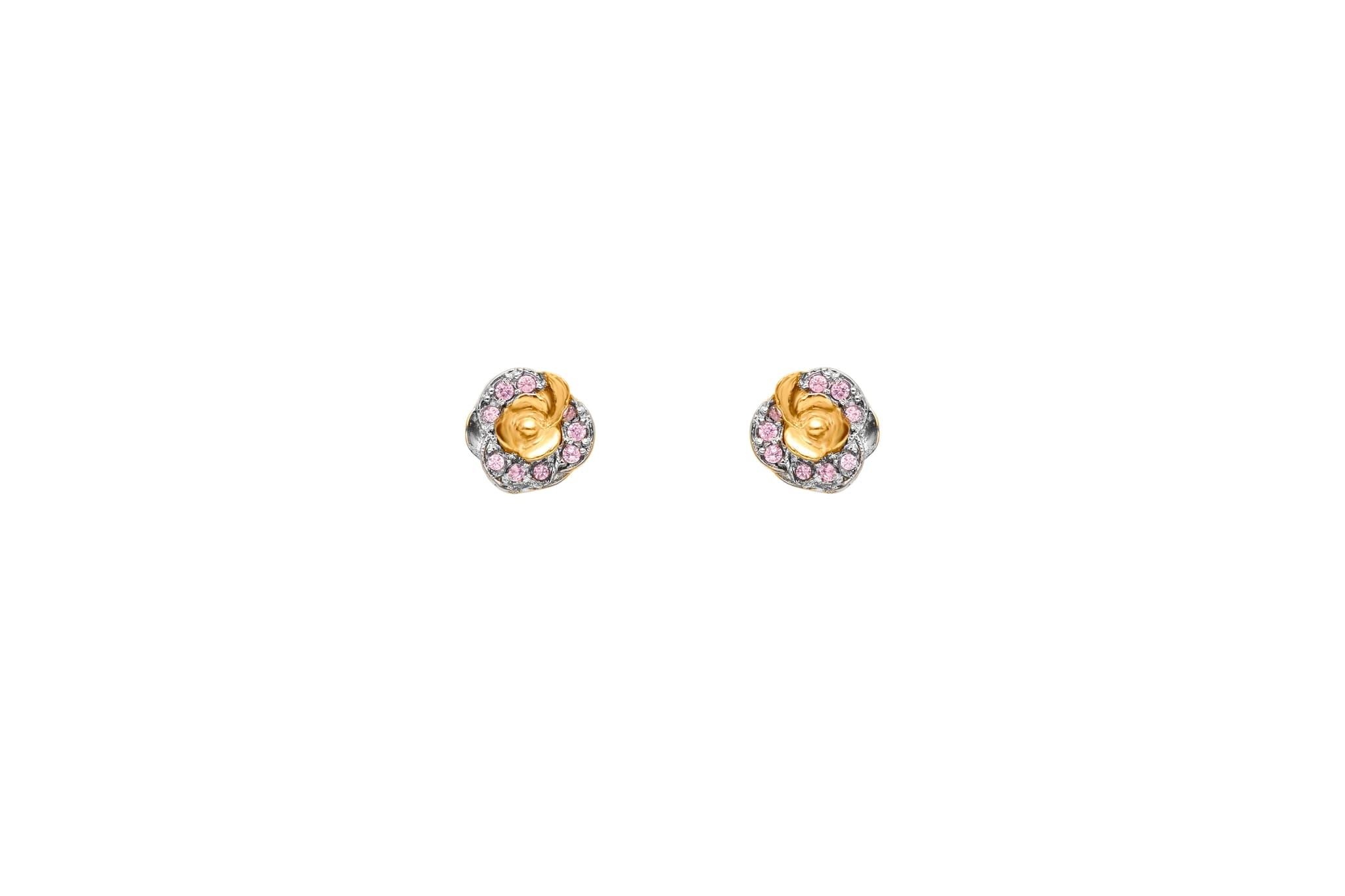 ENCHANTING SILVER ROSE PENDANT SET
