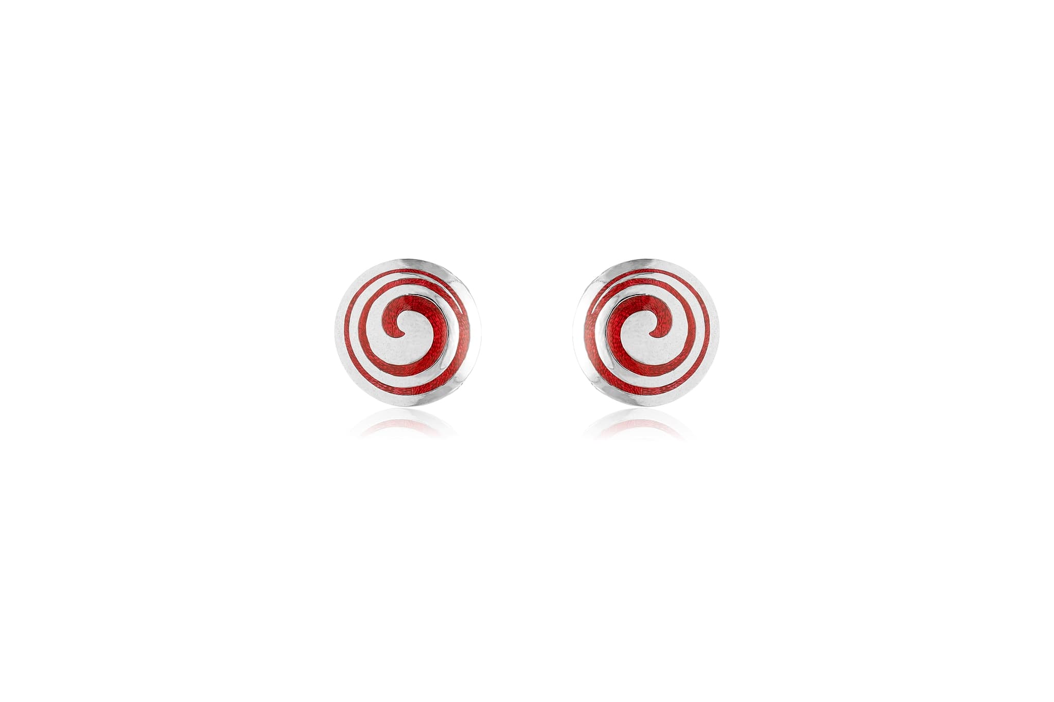 SILVER WHIRL PENDANT SET