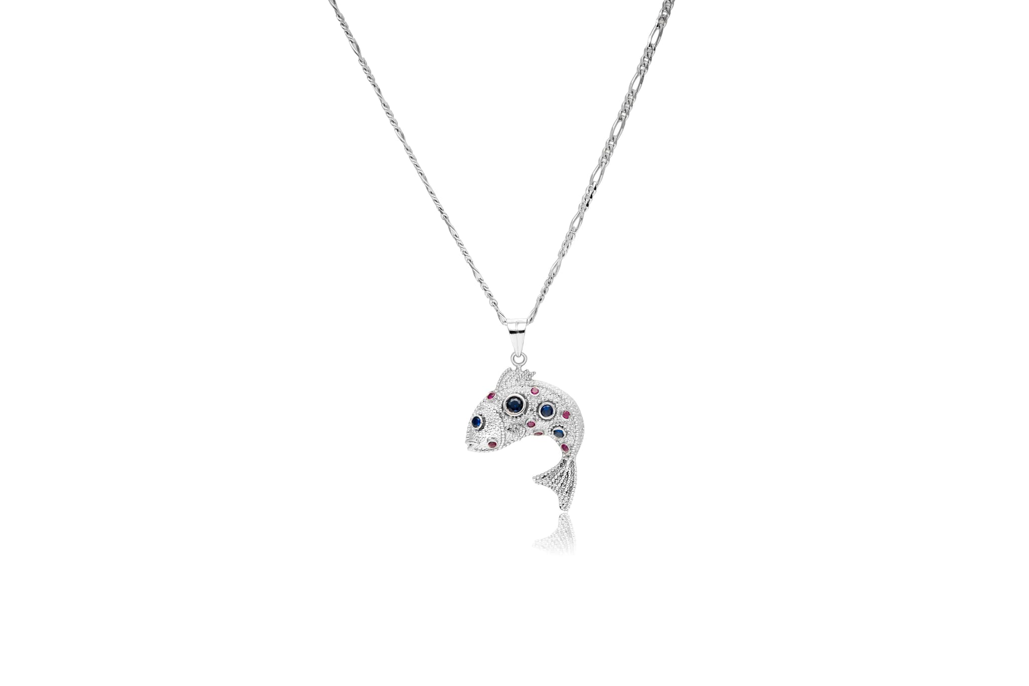 FISHY STORY SILVER PENDANT