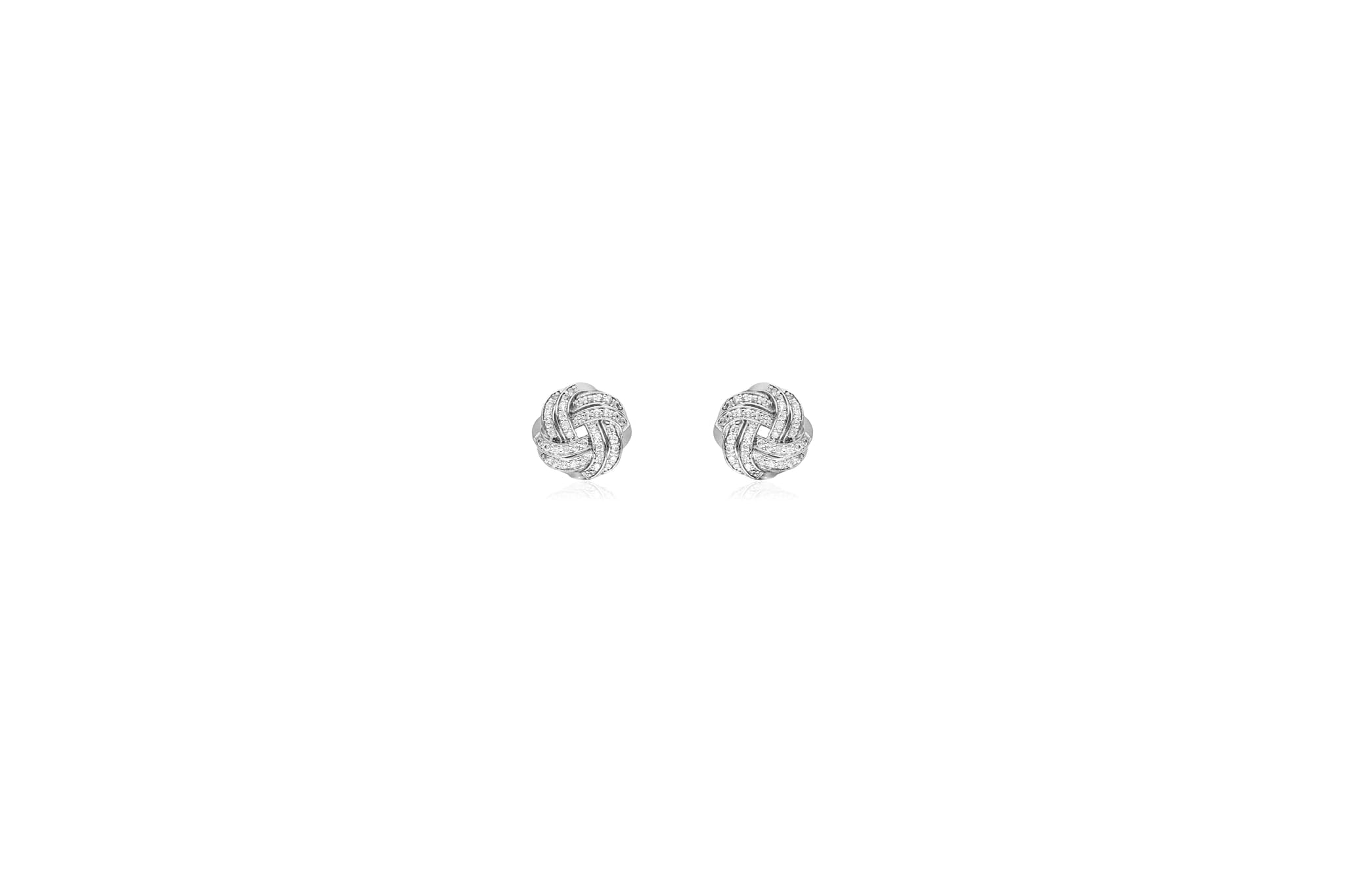 BEAUTIFUL SILVER AND ZIRCON PENDANT SET