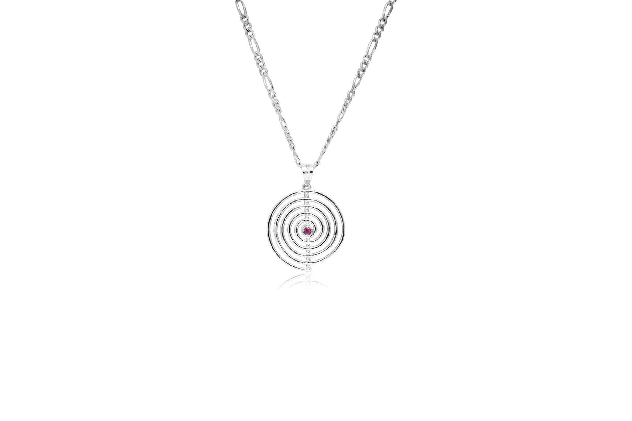 ADORABLE VORTEX SILVER PENDANT