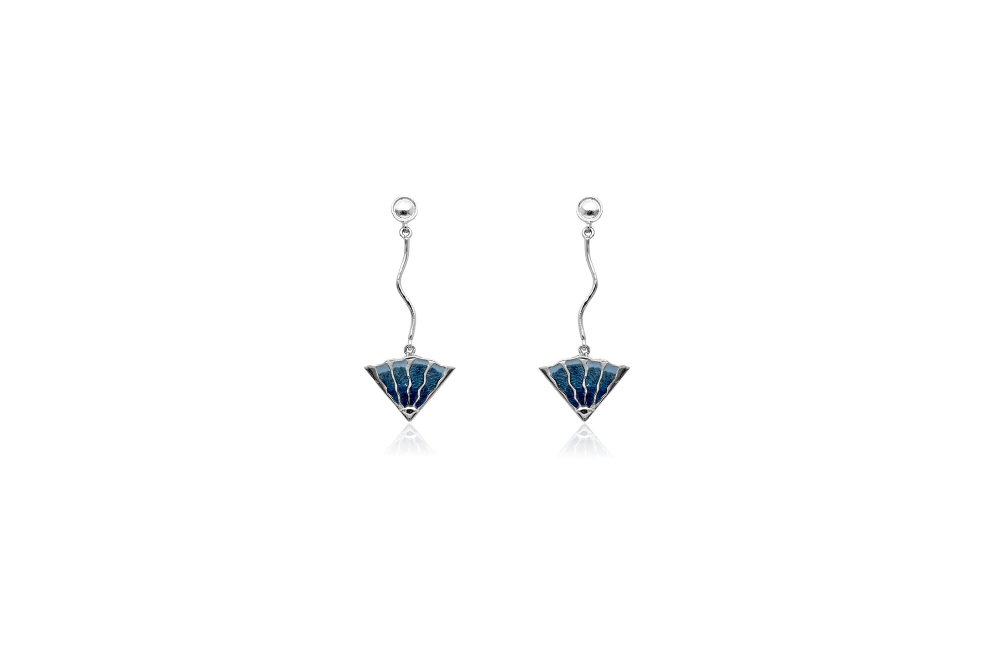 SILVER SHELL PENDANT SET