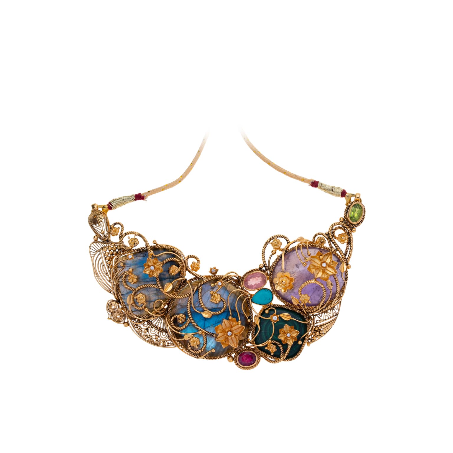 GORGEOUS COLOURFUL NECKLACE SET