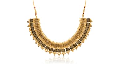 JAIPURI CRAFTSMANSHIP SILVER NECKLACE SET