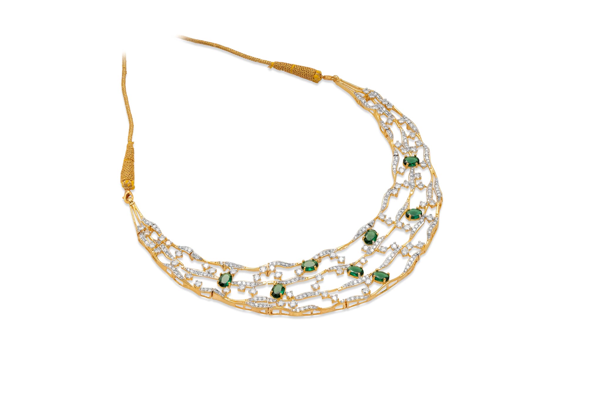 ENCHANTED LAYERS SILVER NECKLACE