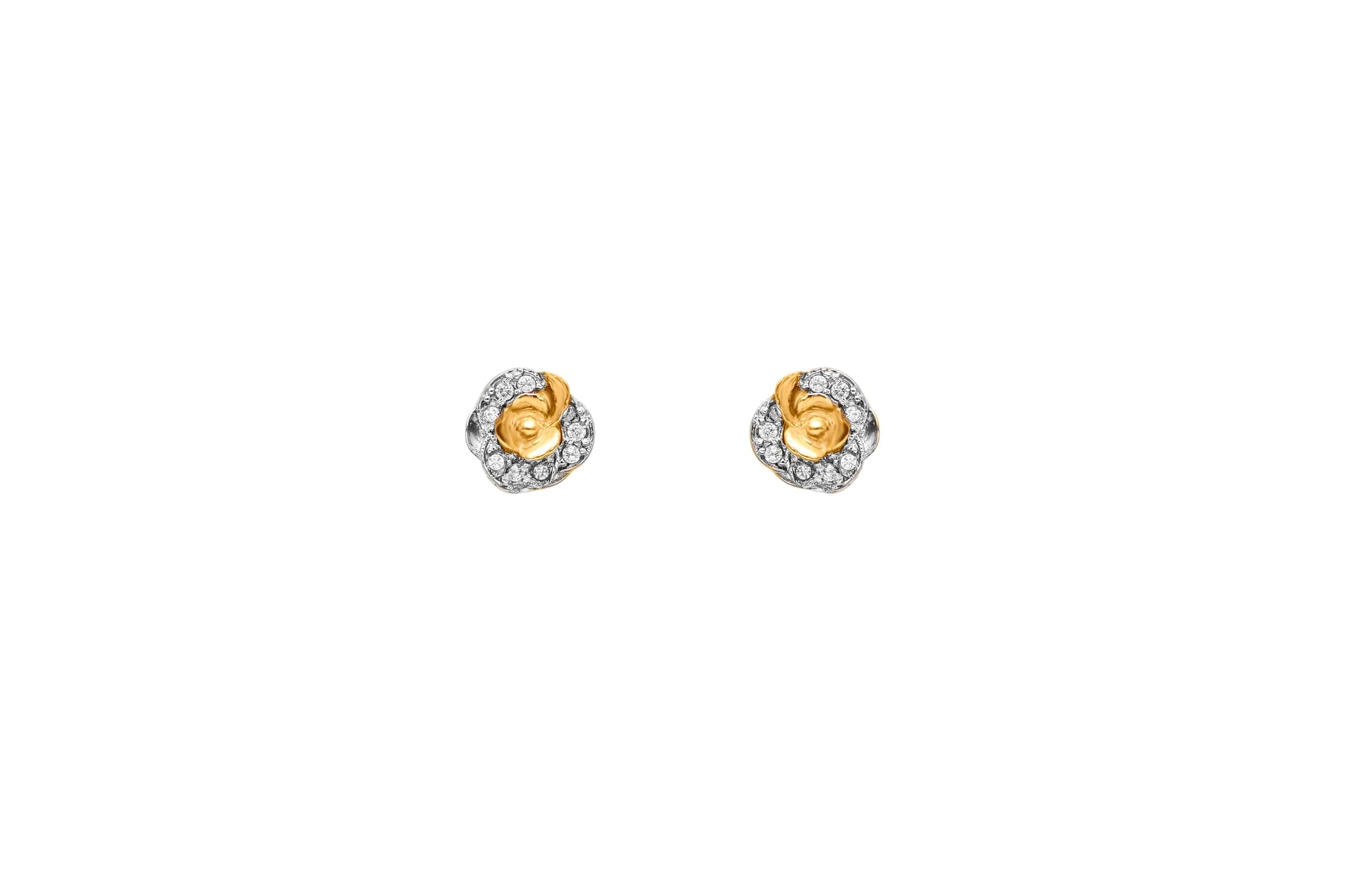 ENCHANTING SILVER ROSE PENDANT SET