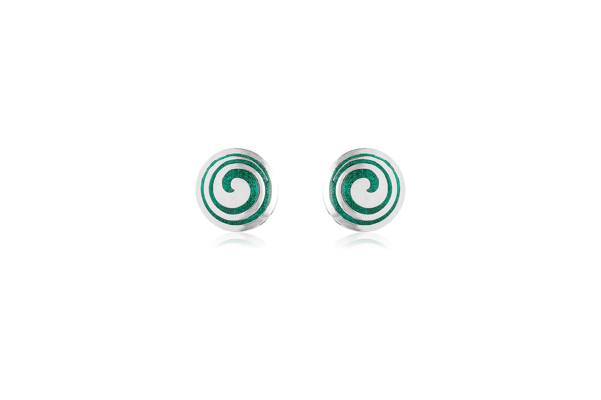 SILVER WHIRL PENDANT SET