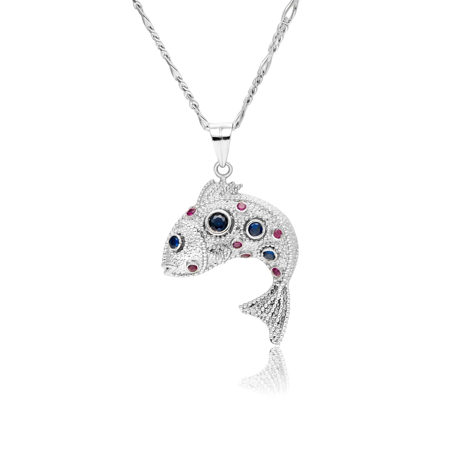 FISHY STORY SILVER PENDANT