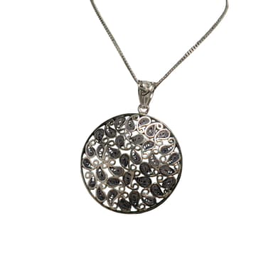 92.5 SILVER PAISLEY PENDANT