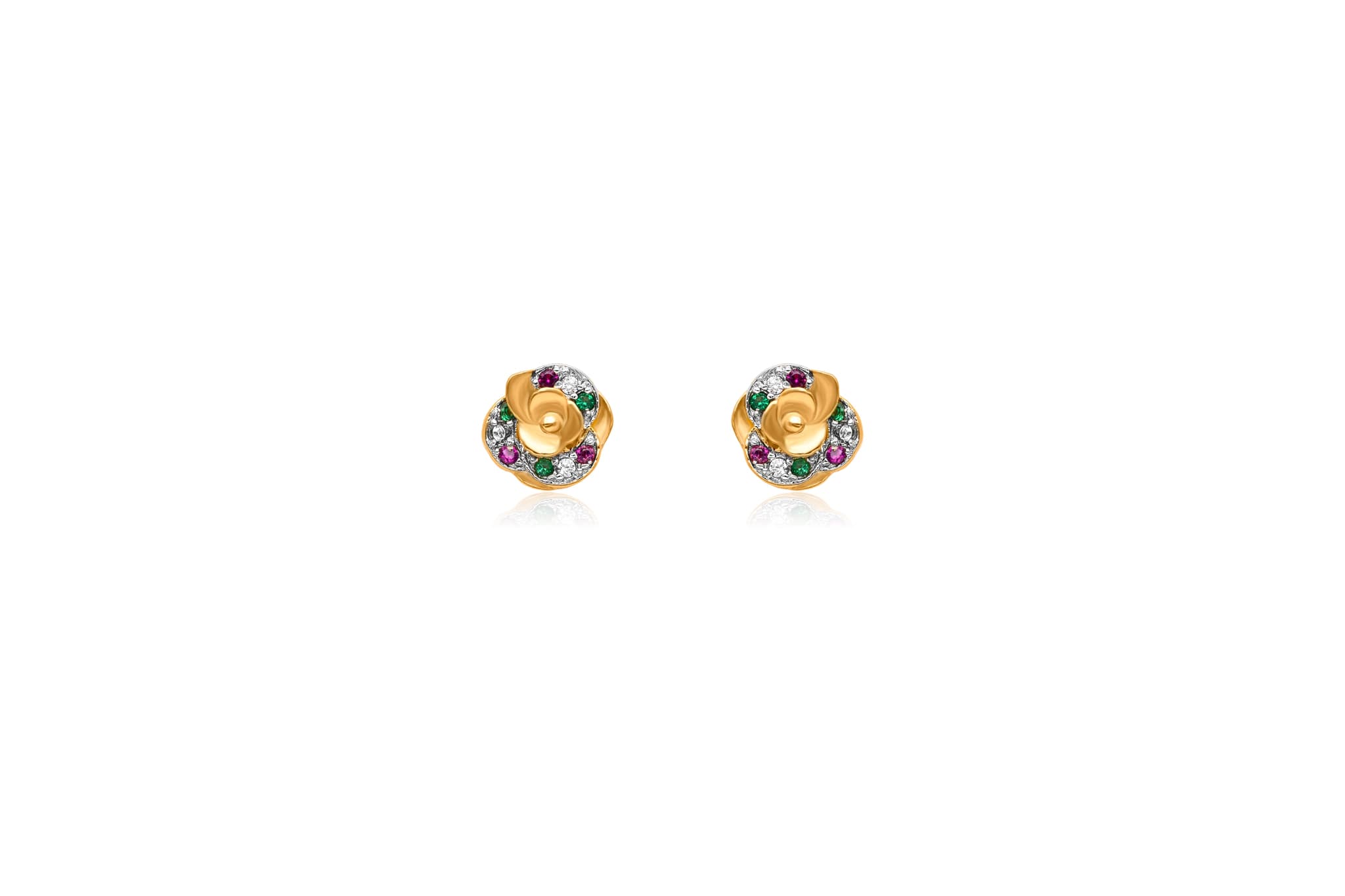 ENCHANTING SILVER ROSE PENDANT SET