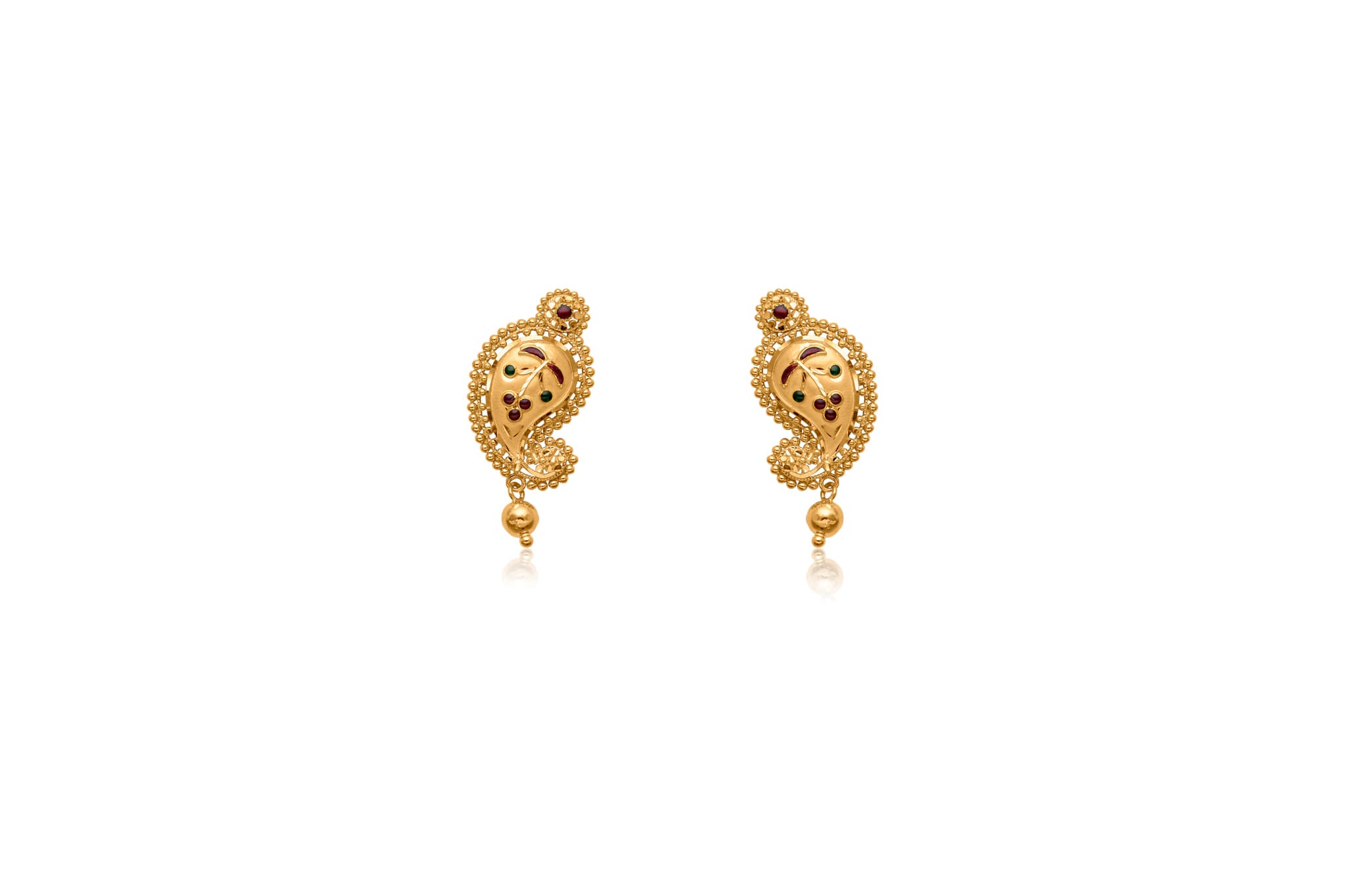 PAISLEY HERITAGE GOLD NECKLACE SET