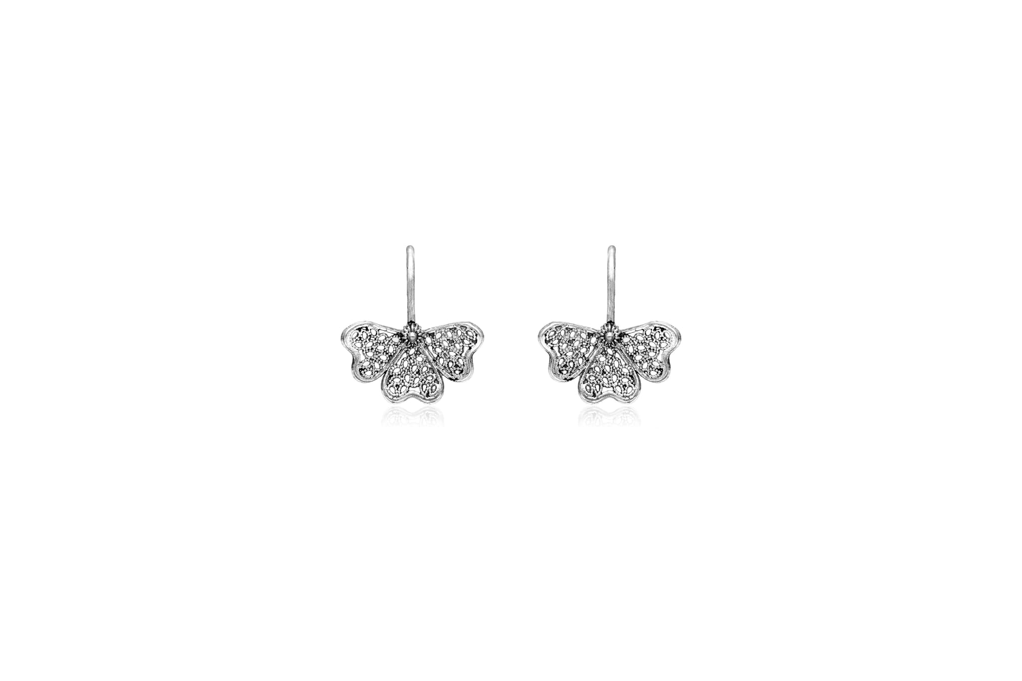 LEAFY THRILL SILVER EARRINGS