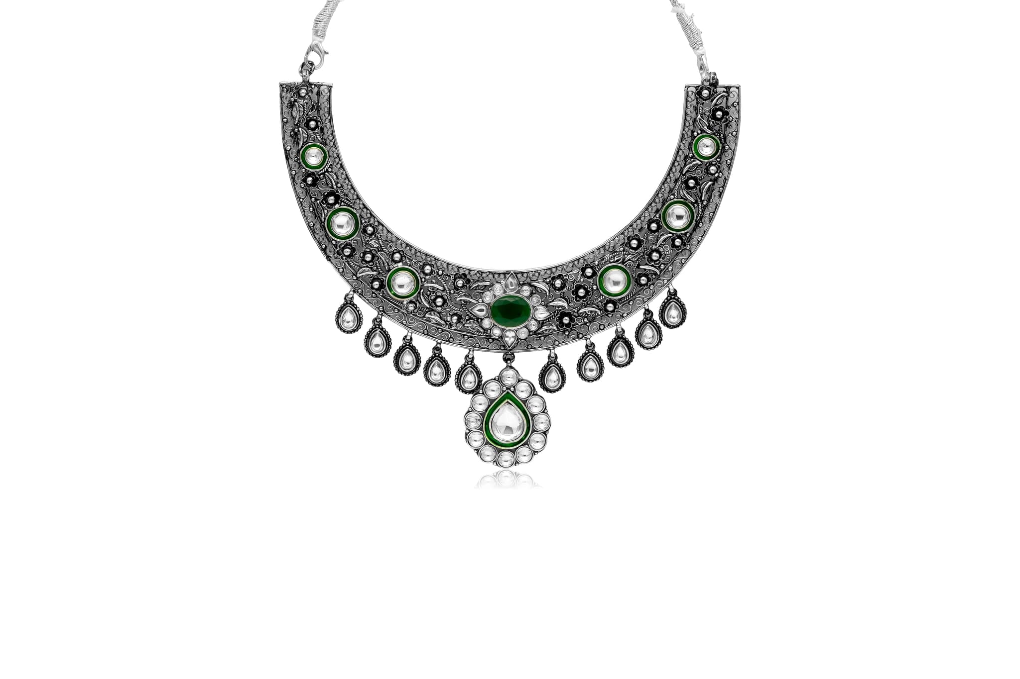 ETERNAL RADIANCE SILVER NECKLACE