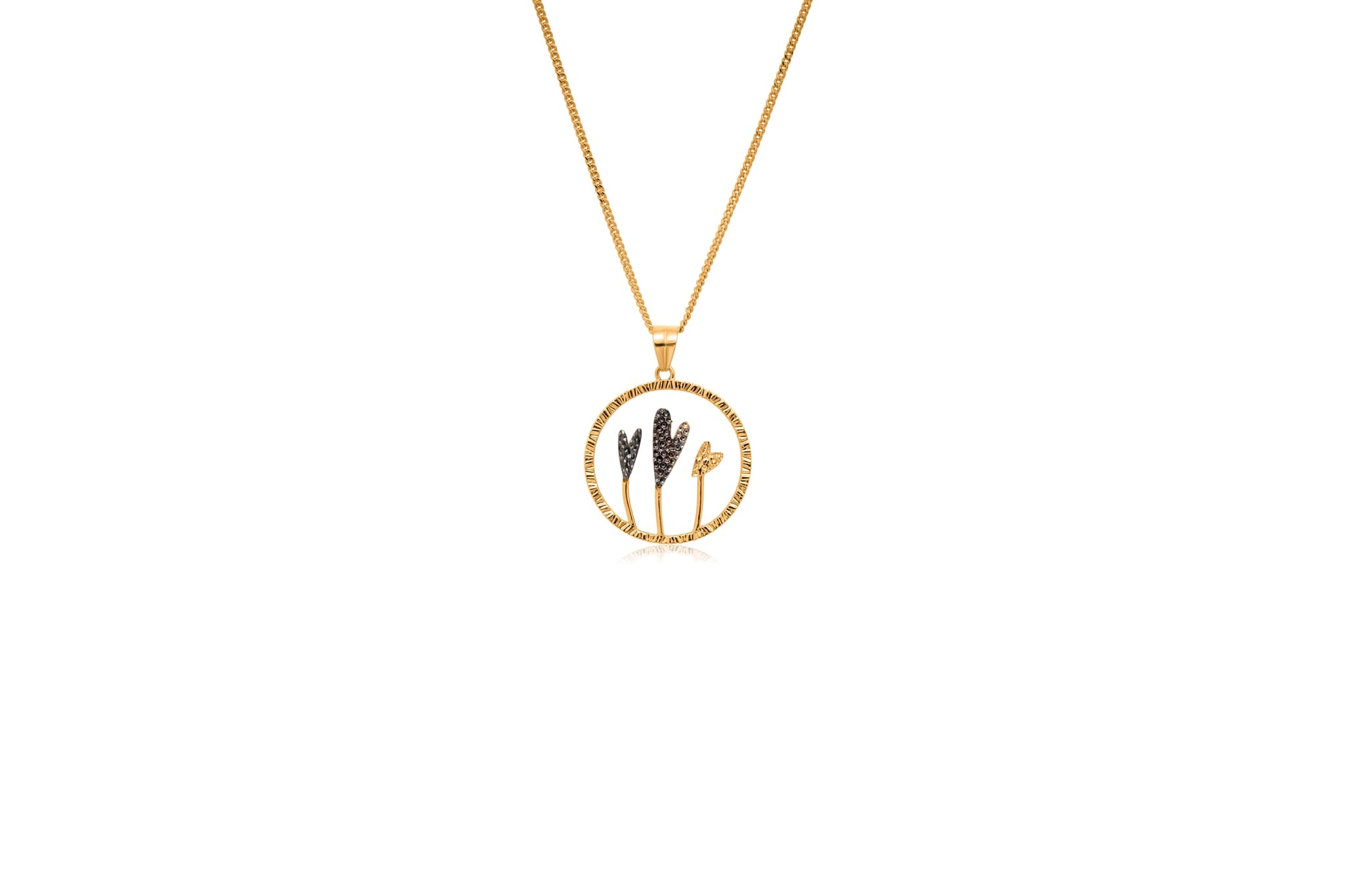 TRIO HERTS SILVER PENDANT