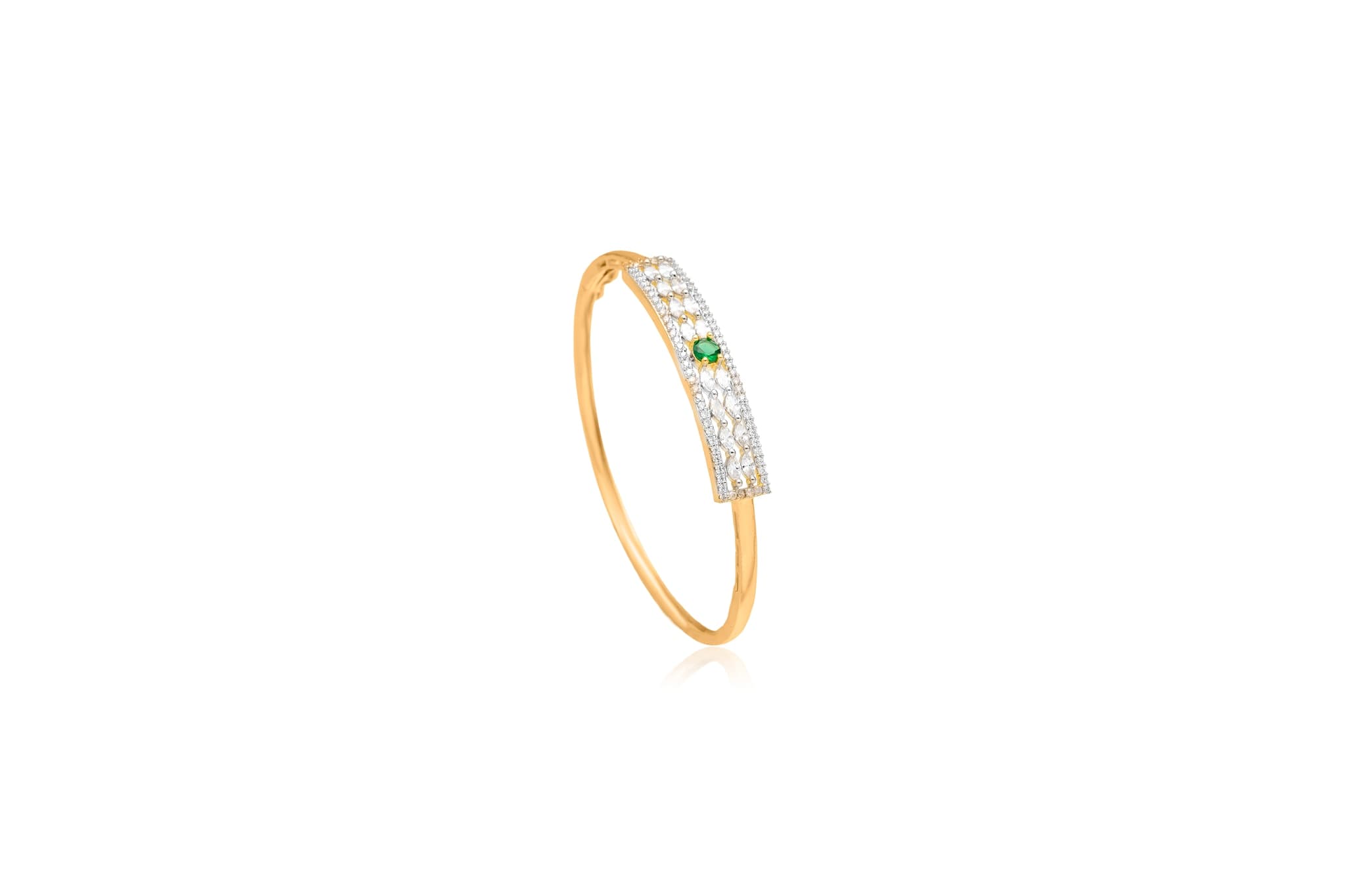 ENCHANTED DIAMOND BANGLE (18K WITH NATURAL DIAMONDS)