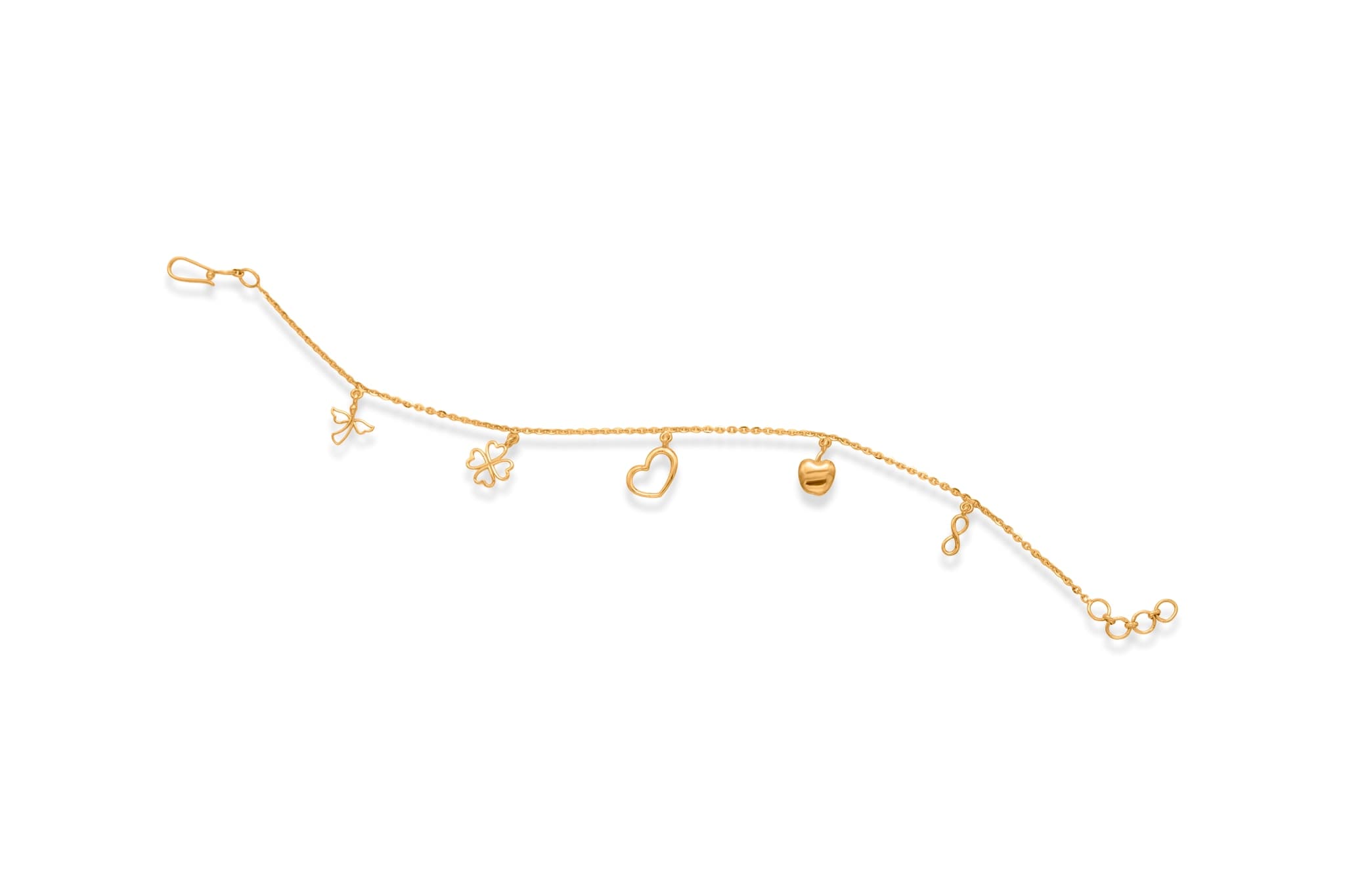 SWEET SYMBOLS GOLD BRACELET