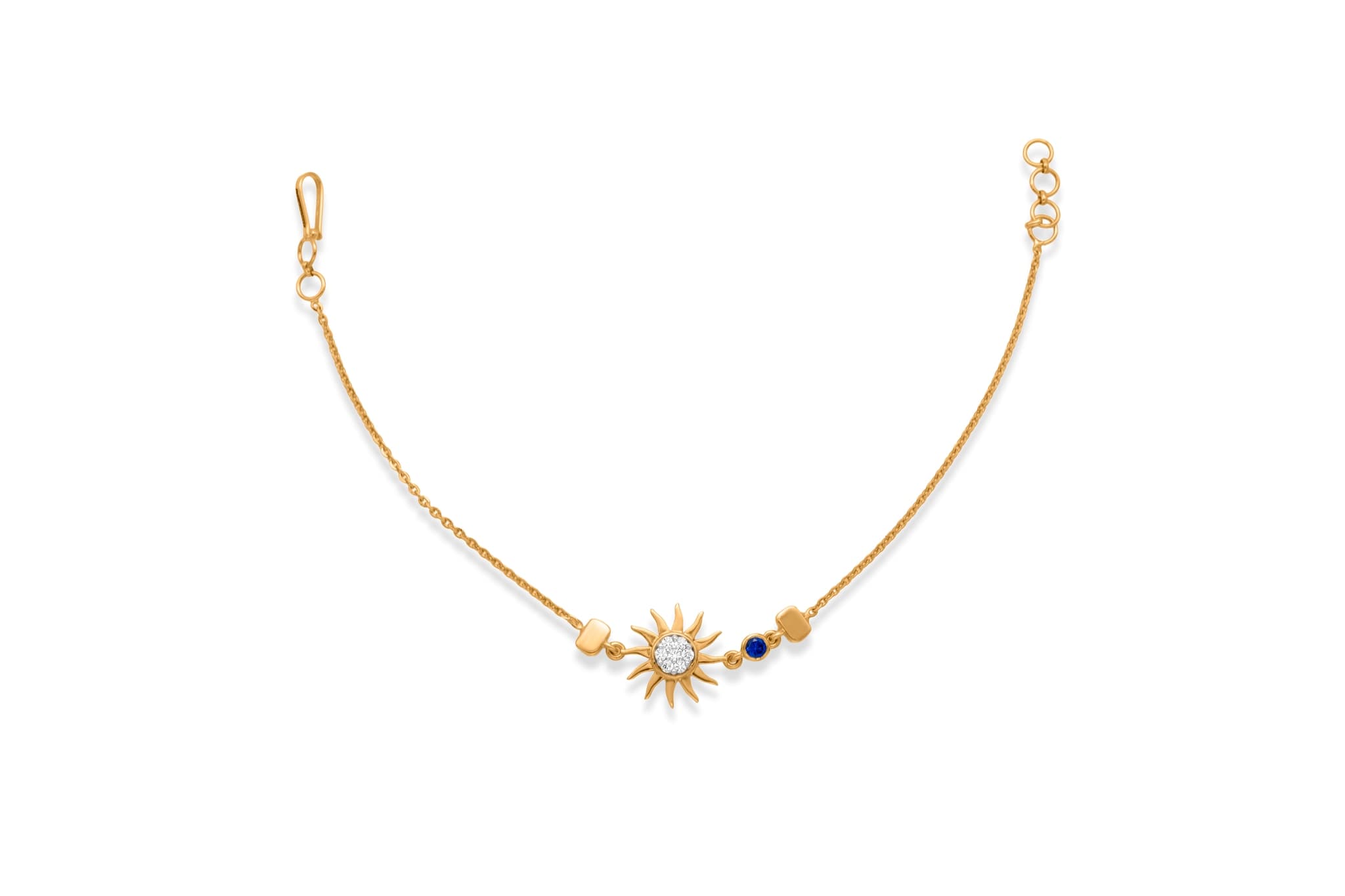 SUNBURST ELEGANCE GOLD BRACELET