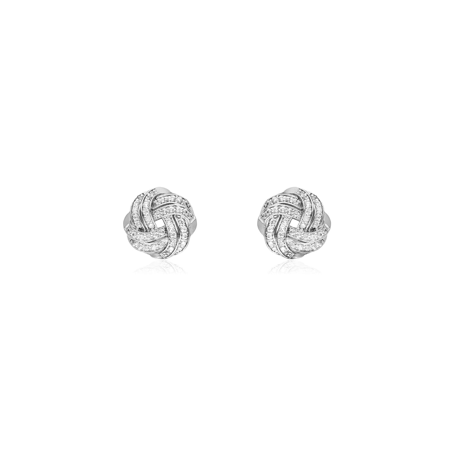 GORGEOUS ZIRCON AND SILVER STUDS