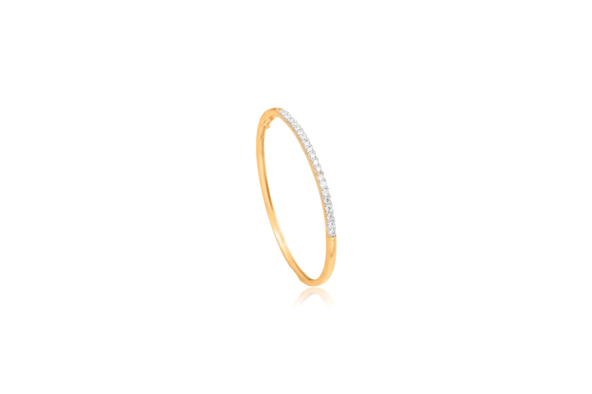 INFINITE  AURA DIAMOND BANGLE (18K WITH NATURAL DIAMONDS)
