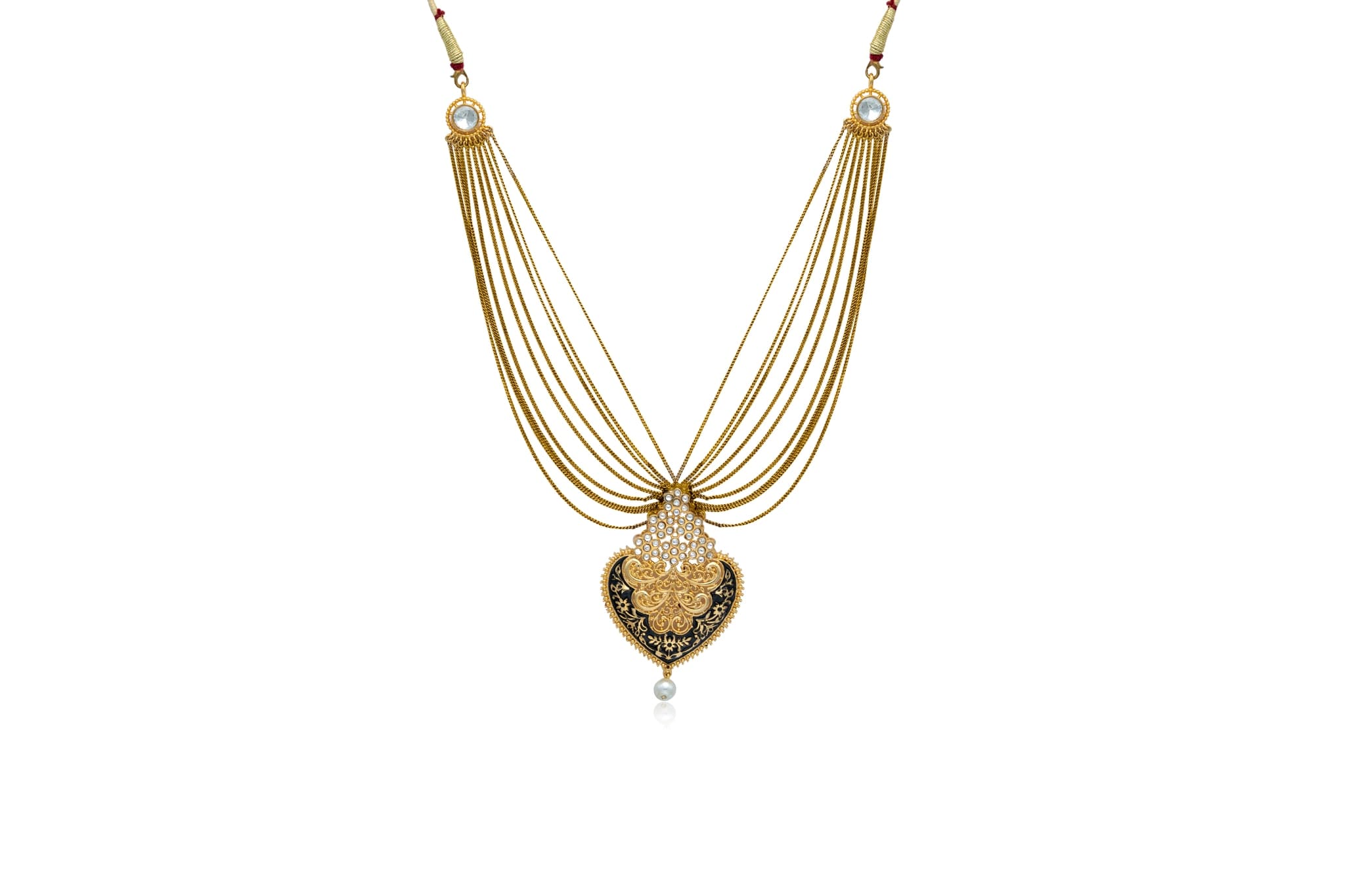 HERITAGE DRAPE GOLD NECKLACE SET