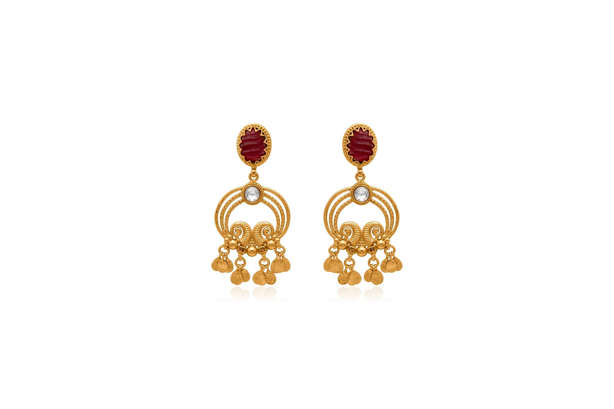 QUARTZ MUSE GOLD NECKLACE SET