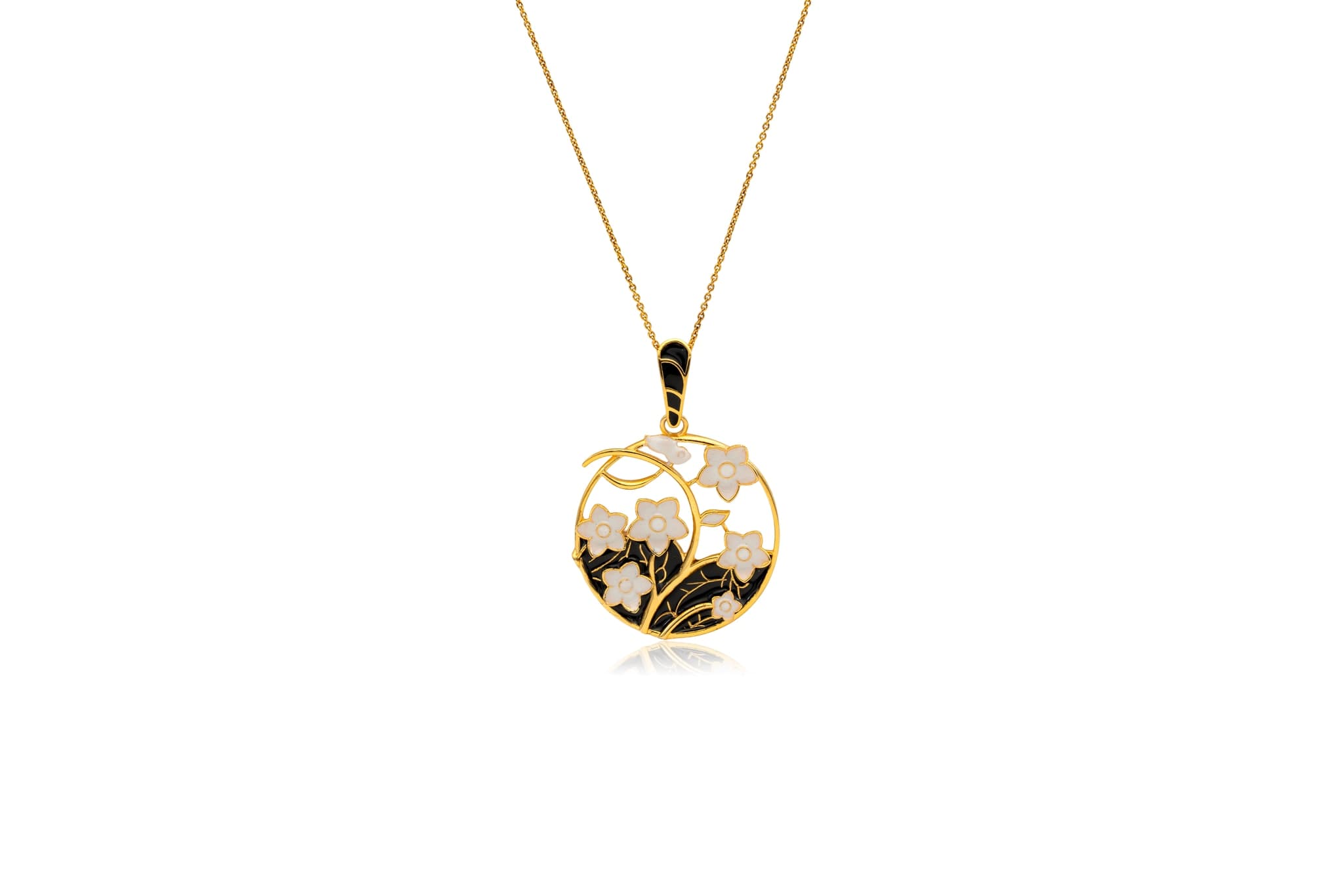 ENCHANTED GARDEN SILVER PENDANT